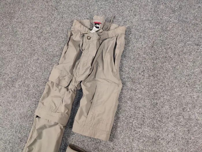 The North Face Vintage 90's The North Face Cargo Beige Track Pants x Shorts Size US 34 / EU 50 - 4 Thumbnail