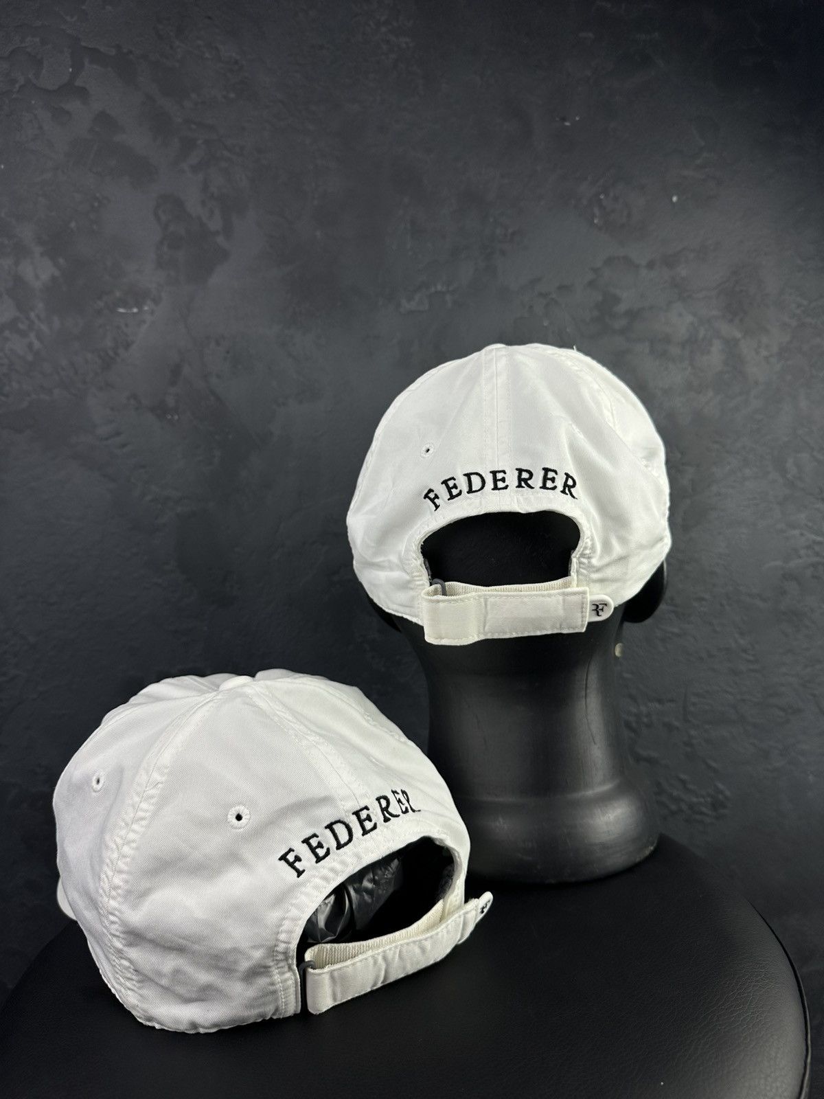 Nike Cap Nike Roger Federer Tennis Big Logo Hat x2 Size ONE SIZE - 2 Thumbnail