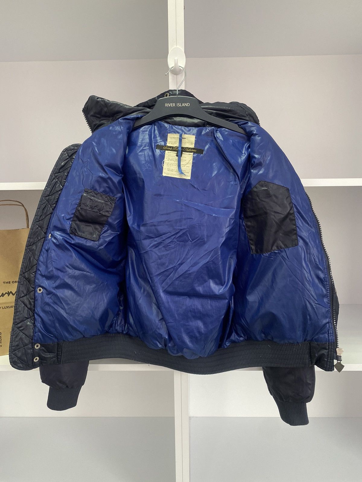 Designer × Vintage Vintage Bomb Boogie Puffer Jacket Casual Vintage Jacket Size L / US 10 / IT 46 - 9 Thumbnail