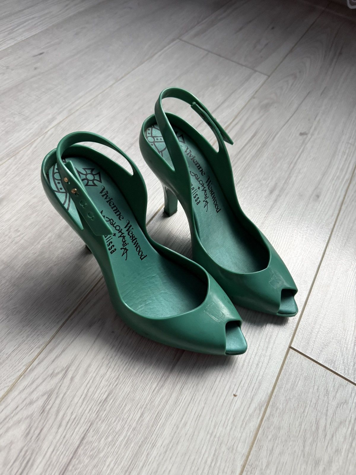 【新品、希少】Vivienne Westwood×Melissa Vivienne Westwood for Melissa Women's Skyscraper Pearl Heels