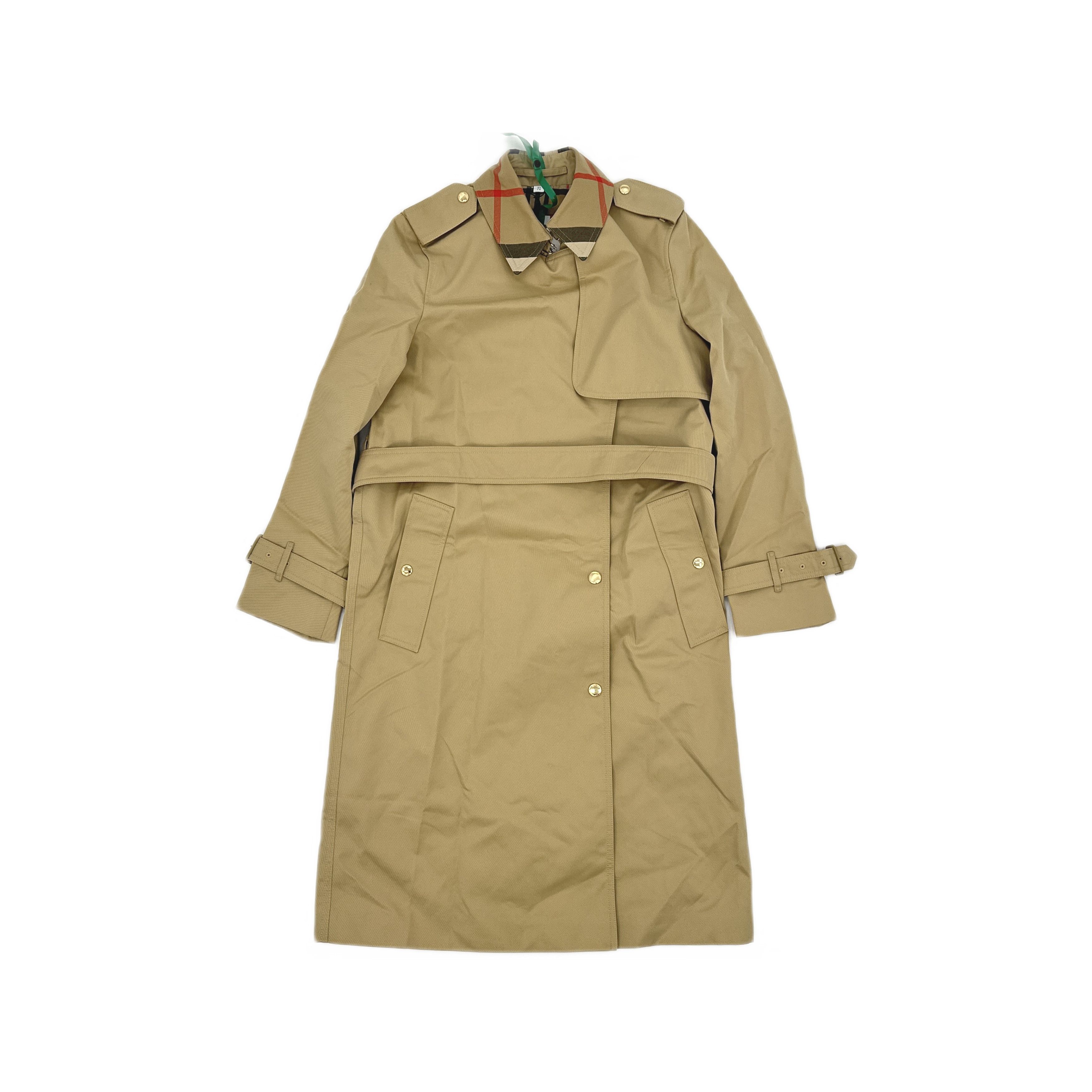 Burberry Burberry Honey Check Trench Coat US 4 Size S / US 4 / IT 40 - 1 Thumbnail