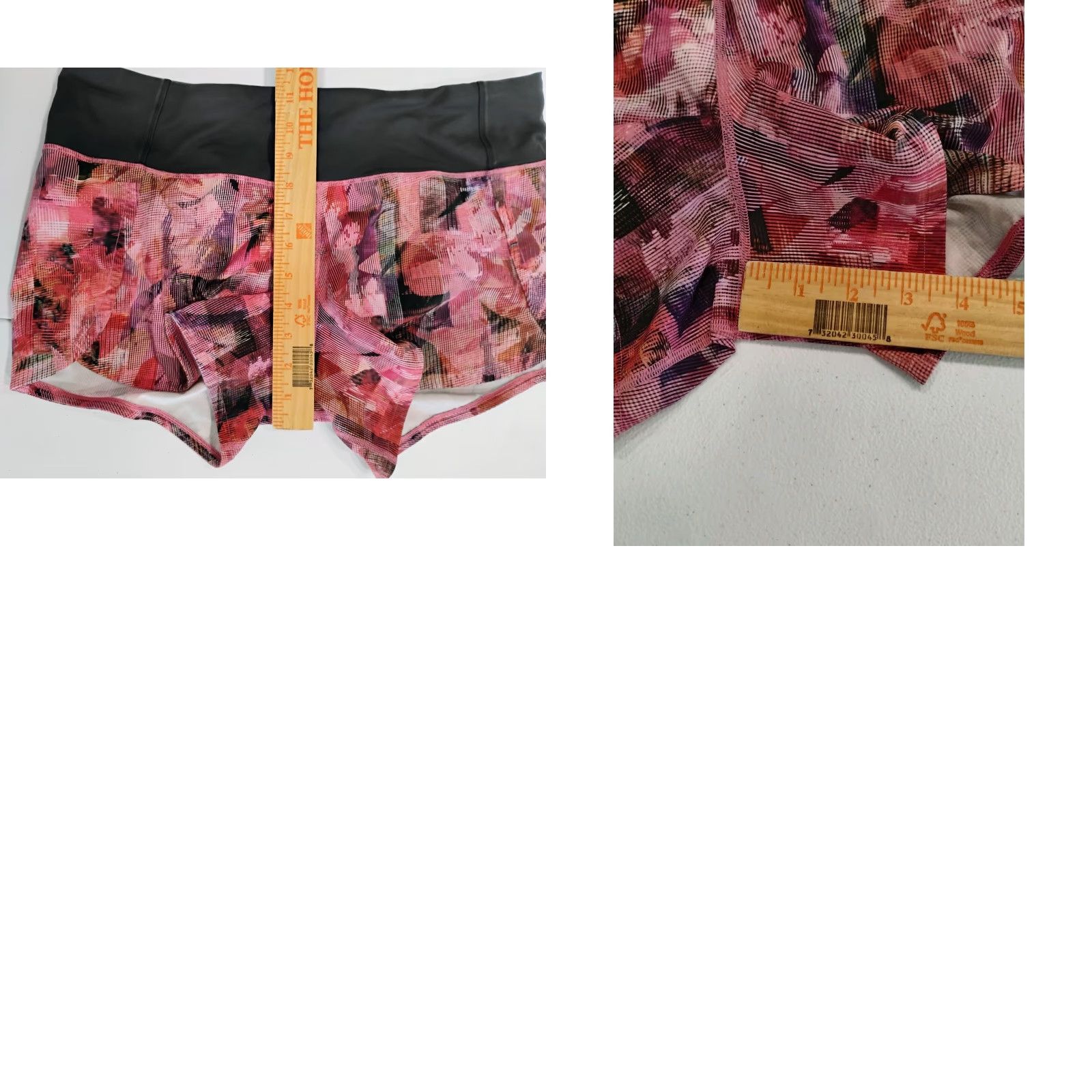 Lululemon Lululemon Running Shorts Multicolor Womens Size 8 Inseam 3.5 In Waist 32 Athletic Activewear Geometric Pattern, Lined, Regular, Women Size 30" / US 8 / IT 44 - 8 Thumbnail