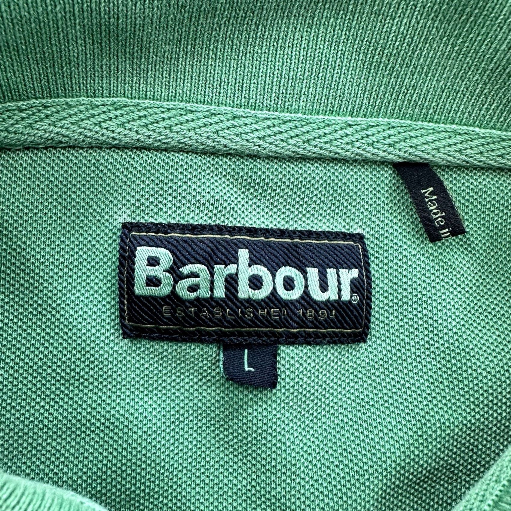 Barbour Barbour Polo Shirt Men L Green Cotton Golf Preppy Designer Shirt Size US L / EU 52-54 / 3 - 3 Thumbnail