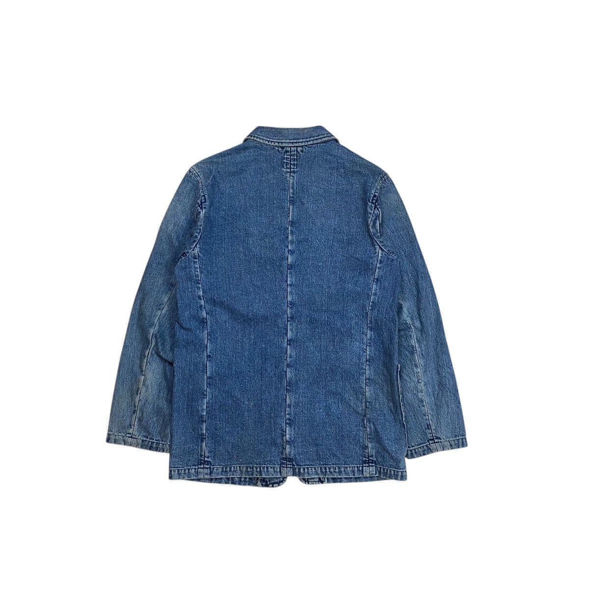 Full Count & Co. Fullcount Distressed Patchwork Coverall Denim Jacket Size US M / EU 48-50 / 2 - 5 Thumbnail