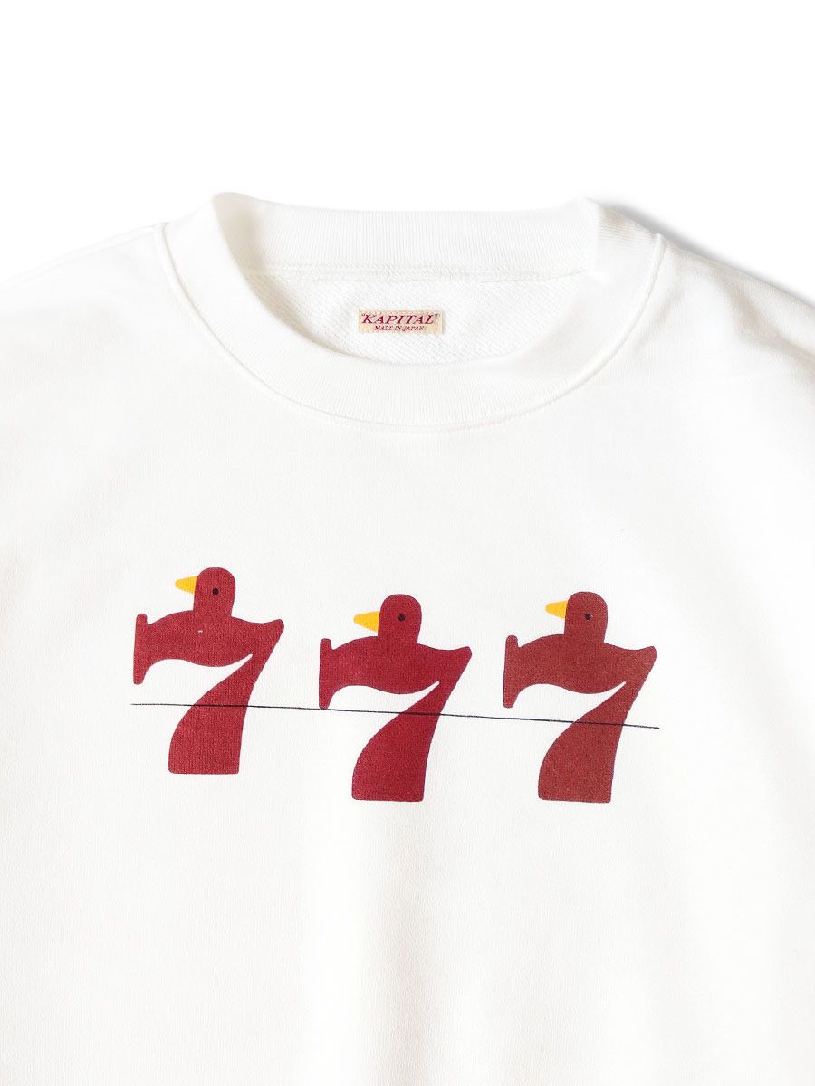 Kapital Kapital Lucky Battery Bird Print Crew Sweatshirt Size US M / EU 48-50 / 2 - 2 Thumbnail