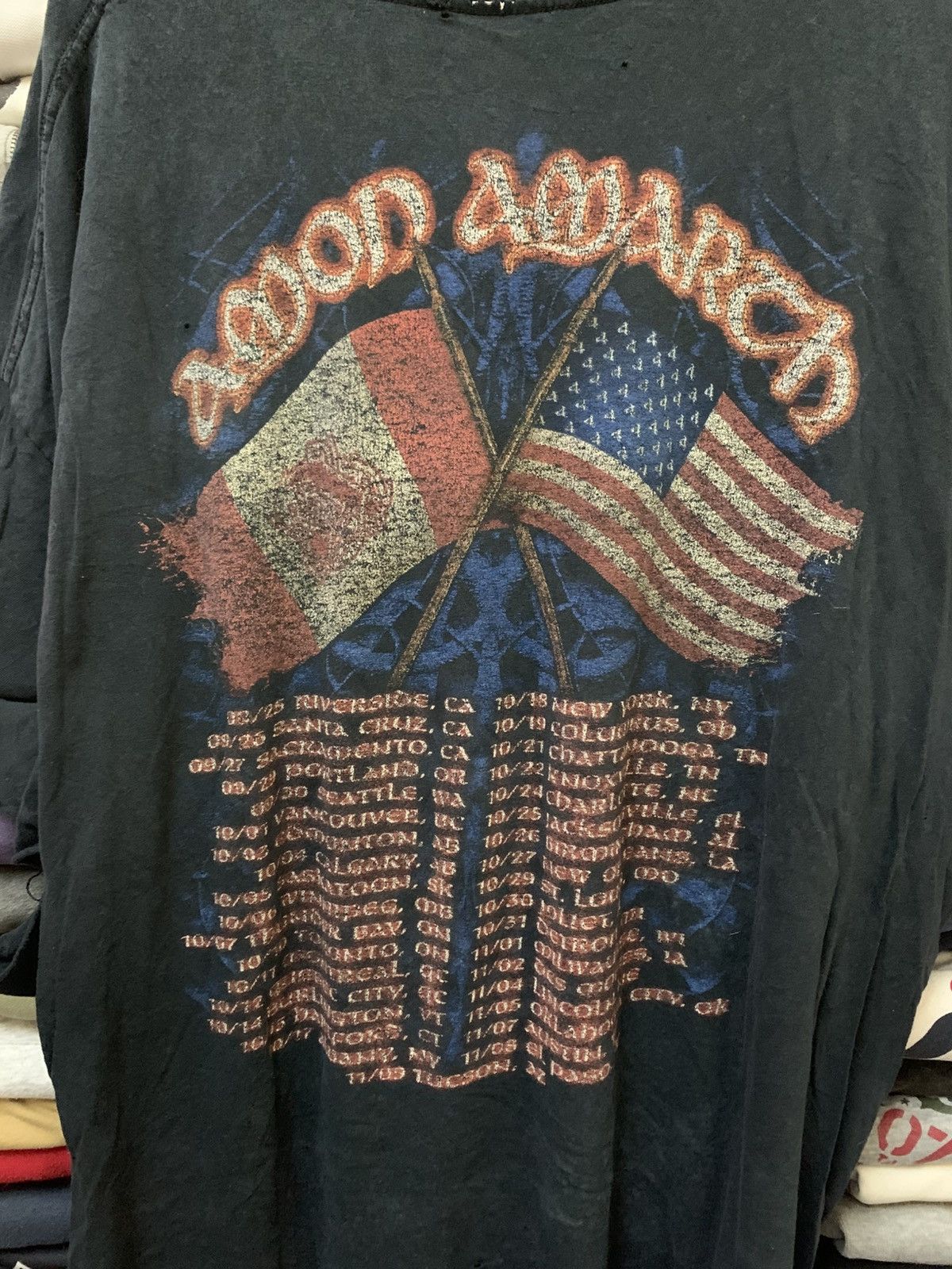Band Tees Thrash Vintage Amon Amarth Band Tour T Shirt Size US XXL / EU 58 / 5 - 9 Thumbnail