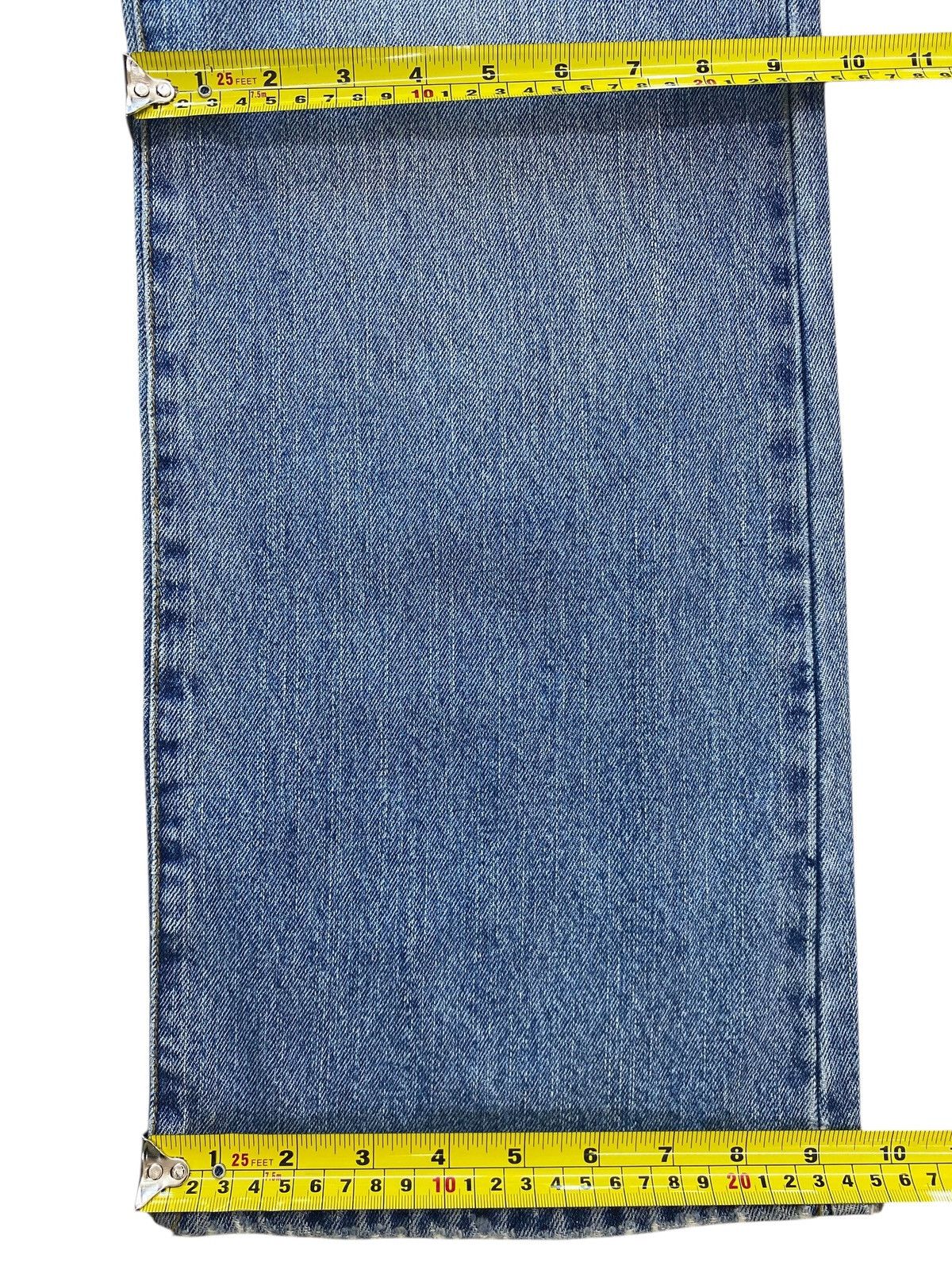 Guess Guess Faded Blue Wash Distressed Style Straight Leg Jean Size US 32 / EU 48 - 9 Thumbnail