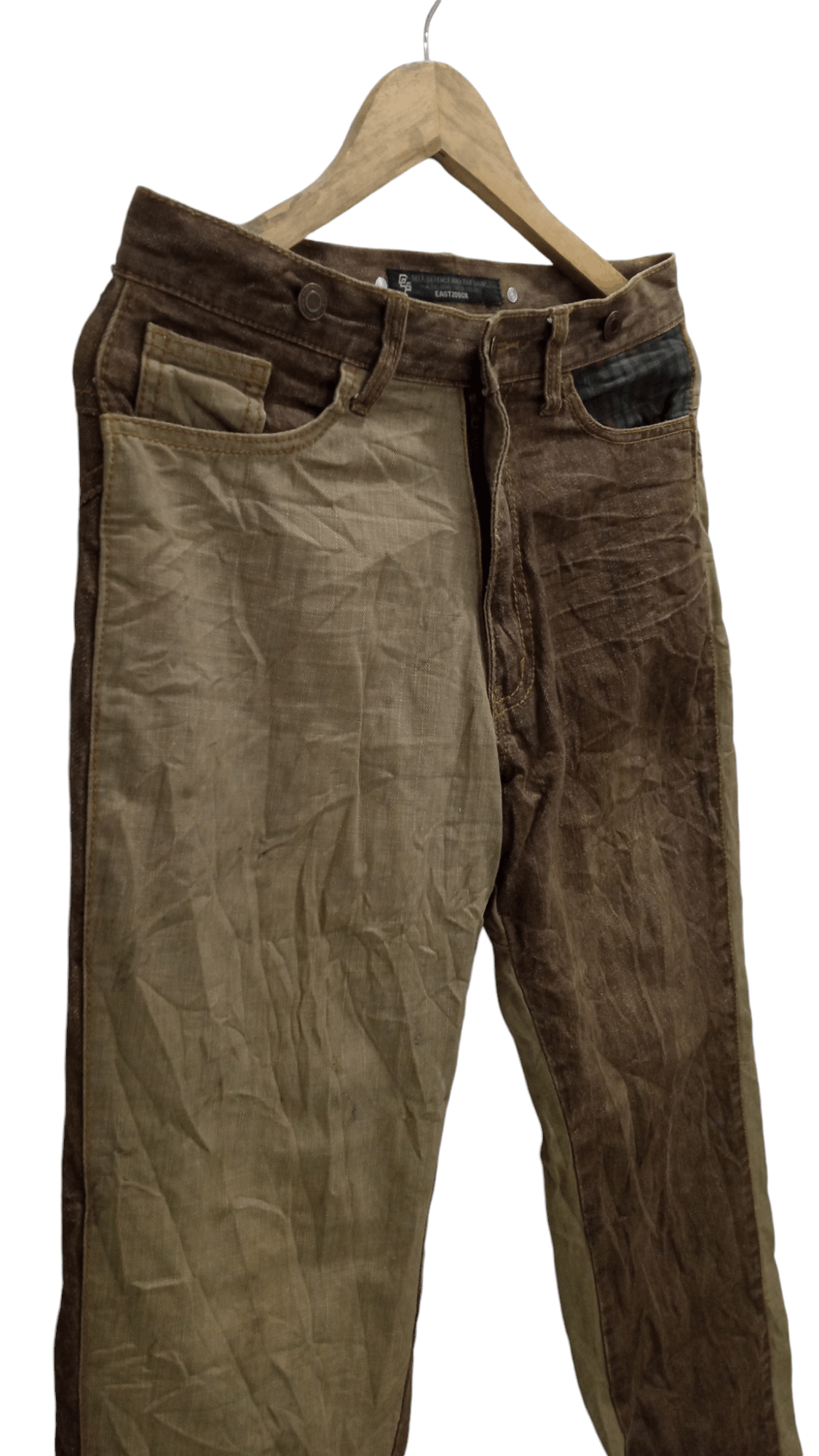 Japanese Brand × Vintage 🔥🔥TETB The East Twenty Box Two Tones Colour Pants Size US 31 - 7 Thumbnail