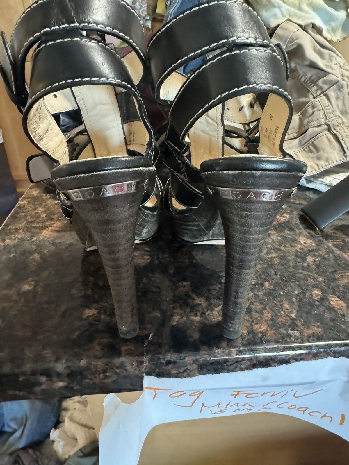 Coach Coach strappy heels Size US 6 / IT 36 - 3 Thumbnail