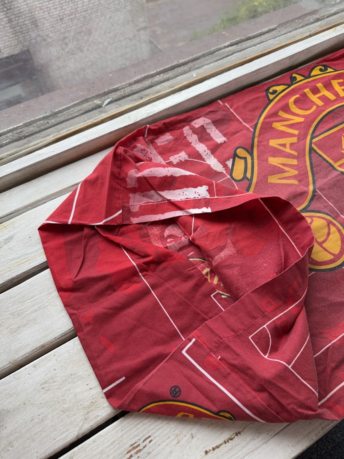 Other 90s Manchester United Pillow Cover Football Pitch Design Size ONE SIZE - 5 Thumbnail