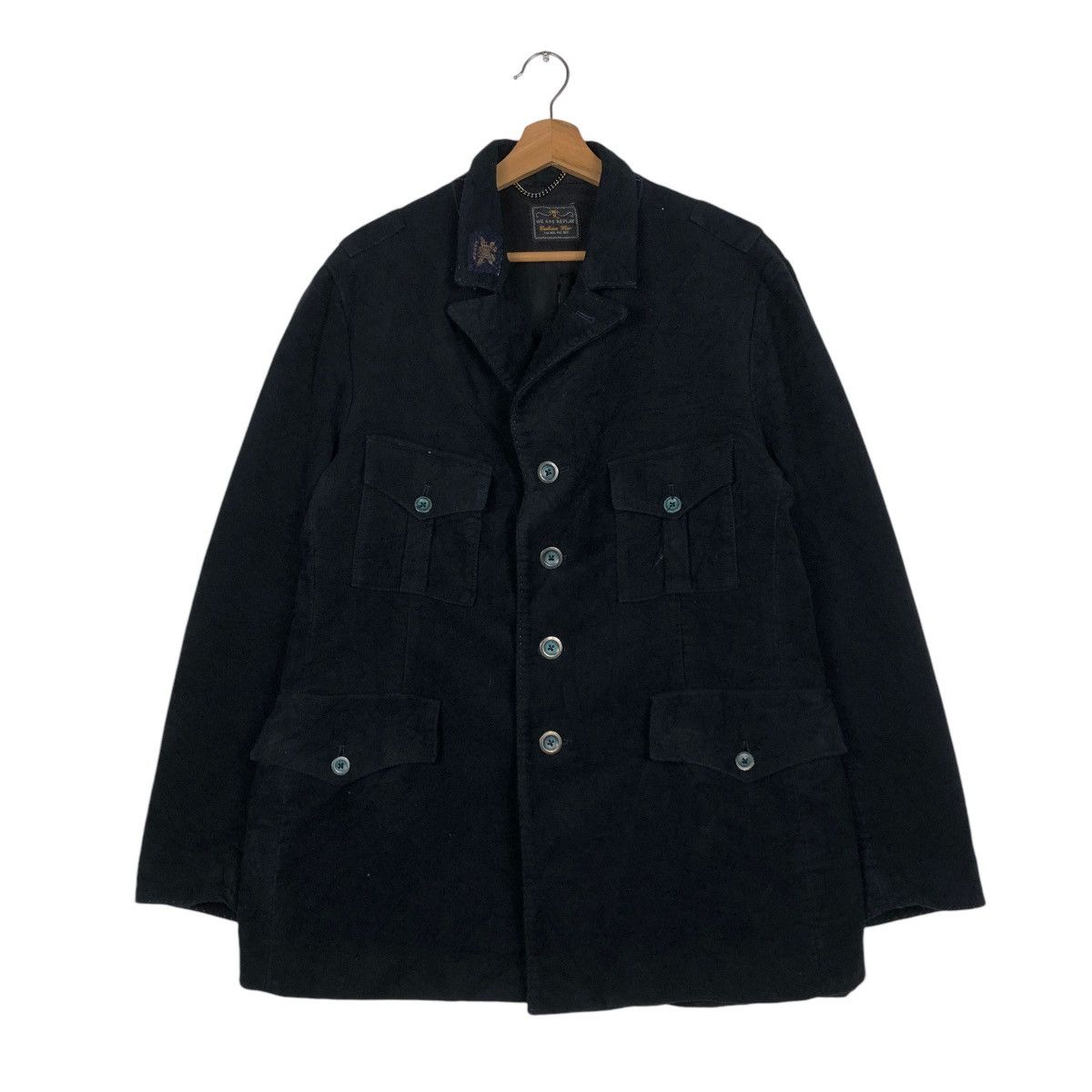 Japanese Brand 📌VINTAGE BIKET JACKET REPLAY JAPAN MUTLI POCKETS BONDAGE Size US L / EU 52-54 / 3 - 2 Thumbnail