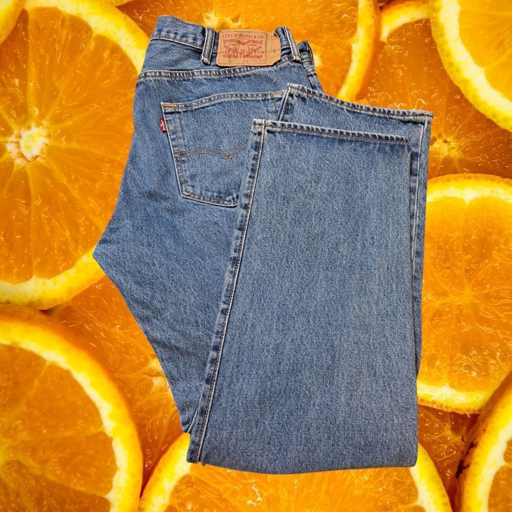 Levi's Levi's 501 Classic Straight Leg Button Fly Denim Jeans Vinta Size US 38 / EU 54 - 1 Thumbnail