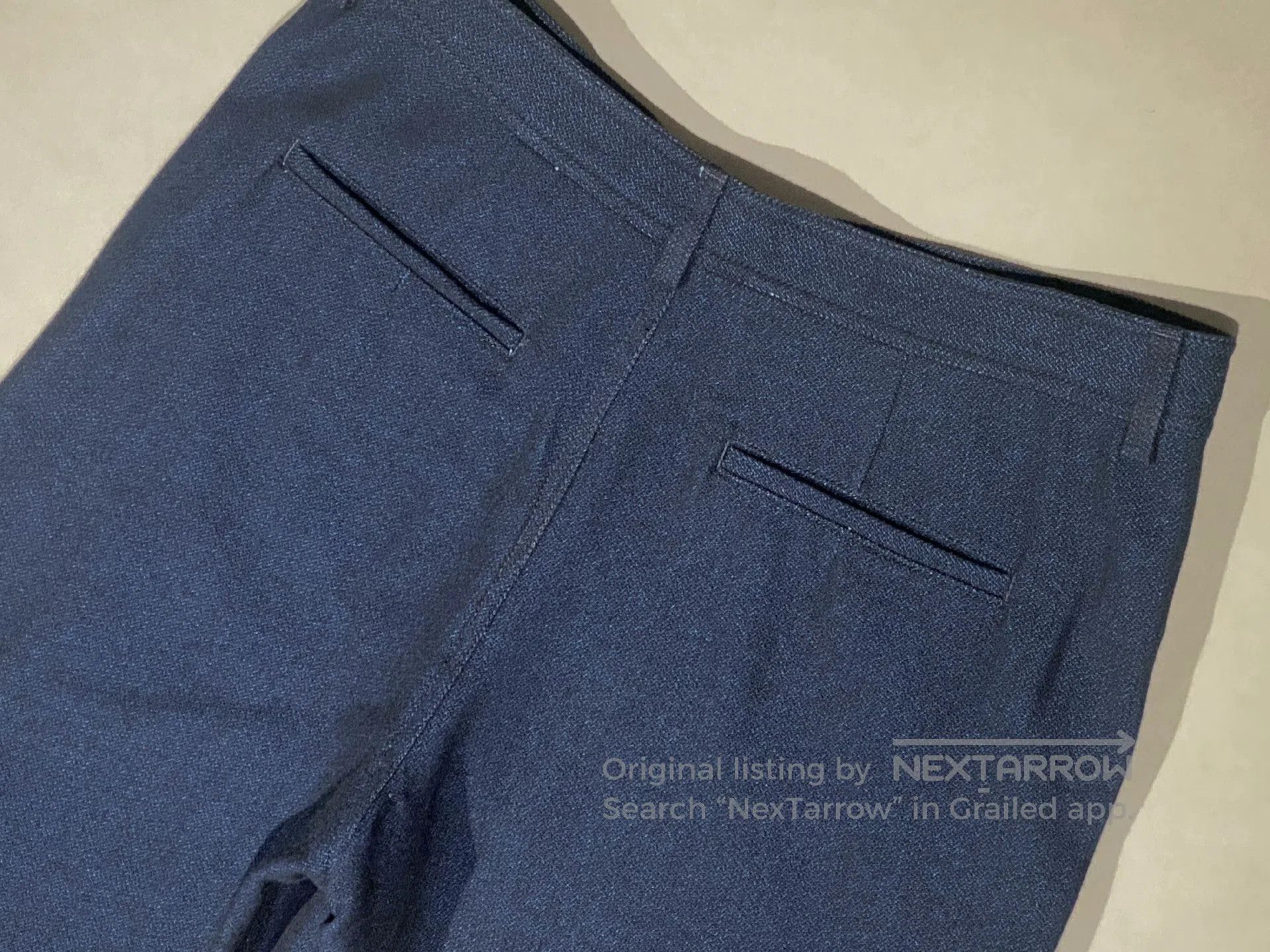 HANSEN Garments HANSEN Dark Blue Buckle Casual Pants. Size US 30 / EU 46 - 5 Thumbnail