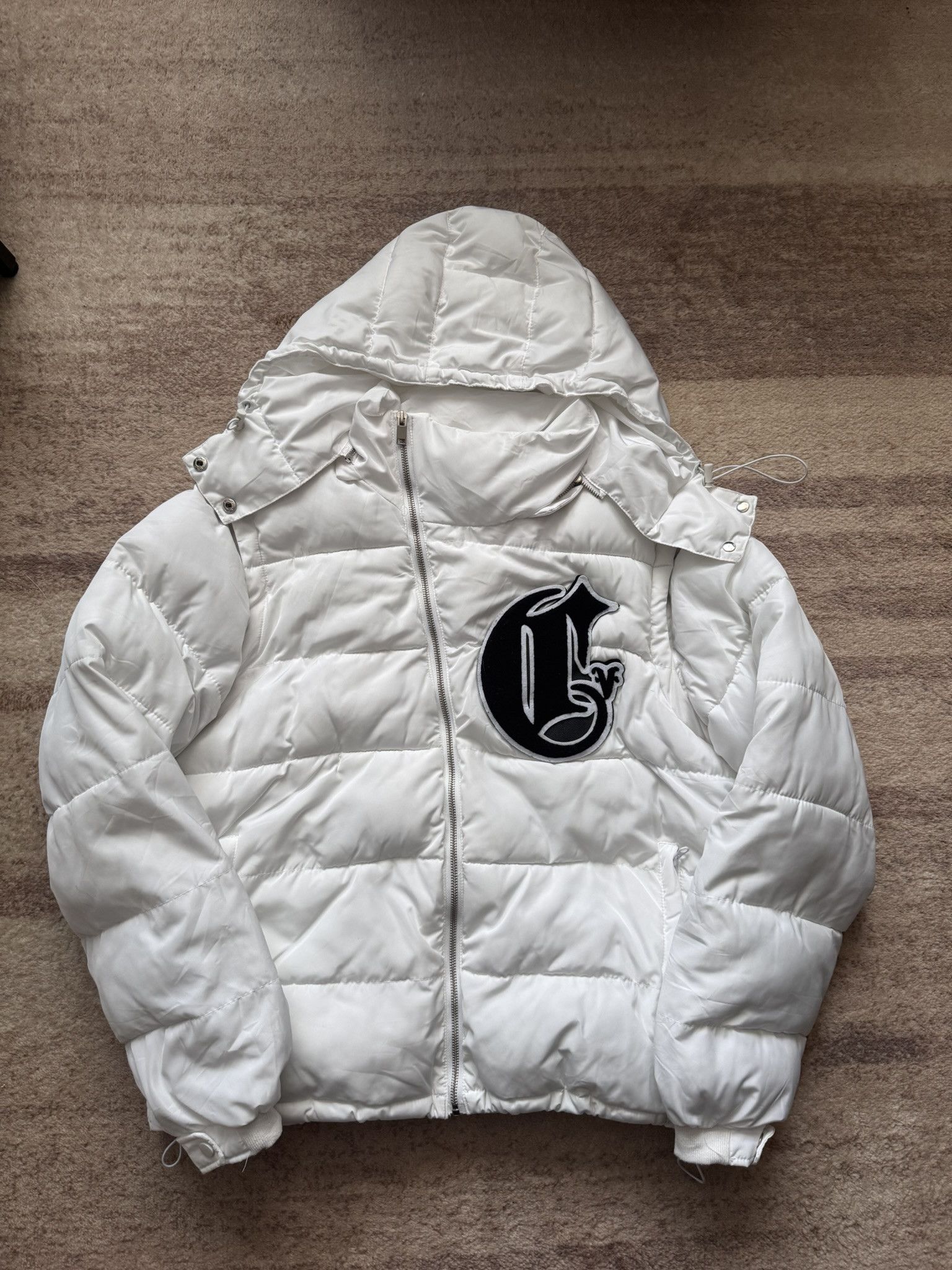 Other Corvidae puffer jacket swag drill ;L white zip Size US L / EU 52-54 / 3 - 1 Thumbnail
