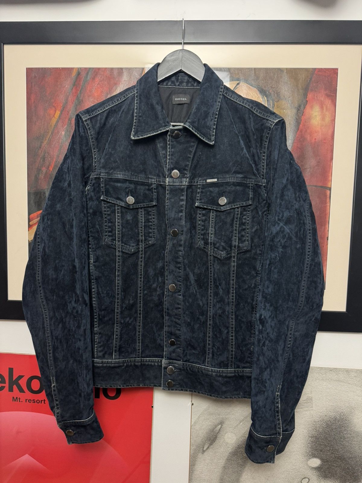 Diesel × Vintage DIESEL BLUE PANTHER FIGHTER SQUADRON 36060 Zipper