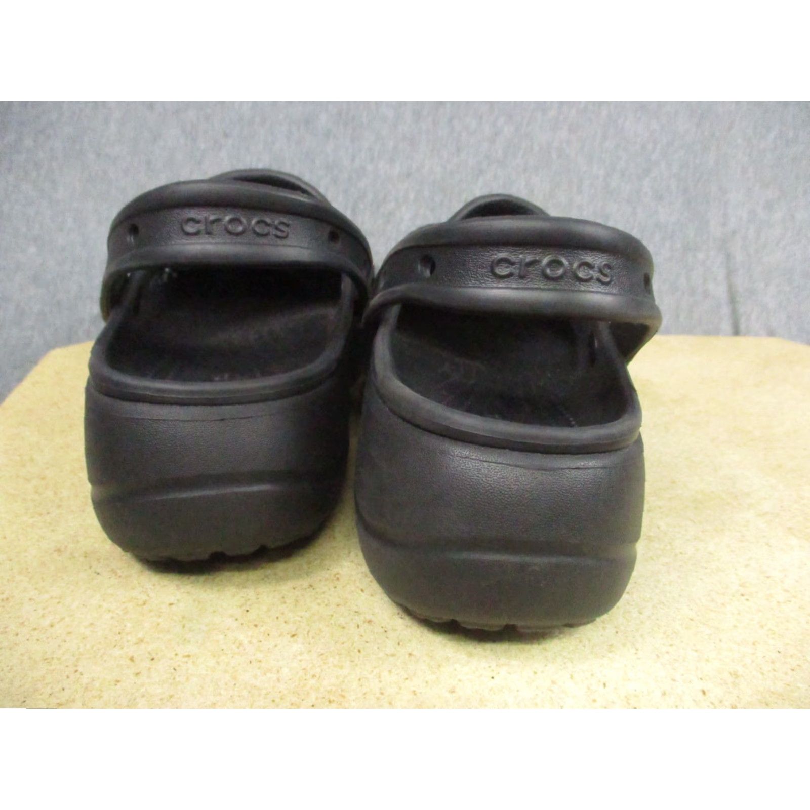 Crocs Crocs Platform Women 10 Black Clogs Baya 208186-001 Size US 10 / IT 40 - 3 Thumbnail