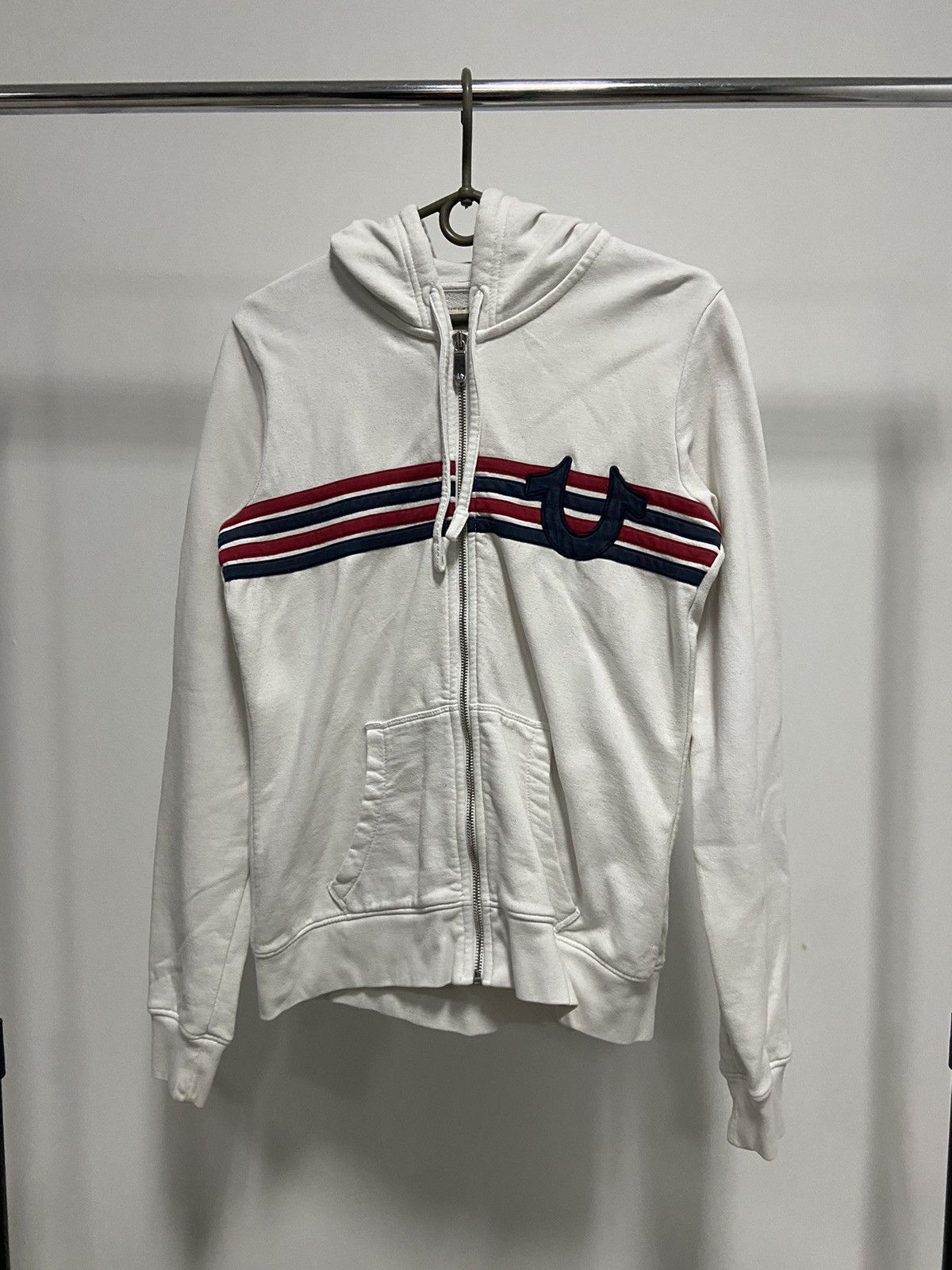 True Religion × Vintage True Religion zip hoodie Vintage big Logo Size US S / EU 44-46 / 1 - 1 Thumbnail