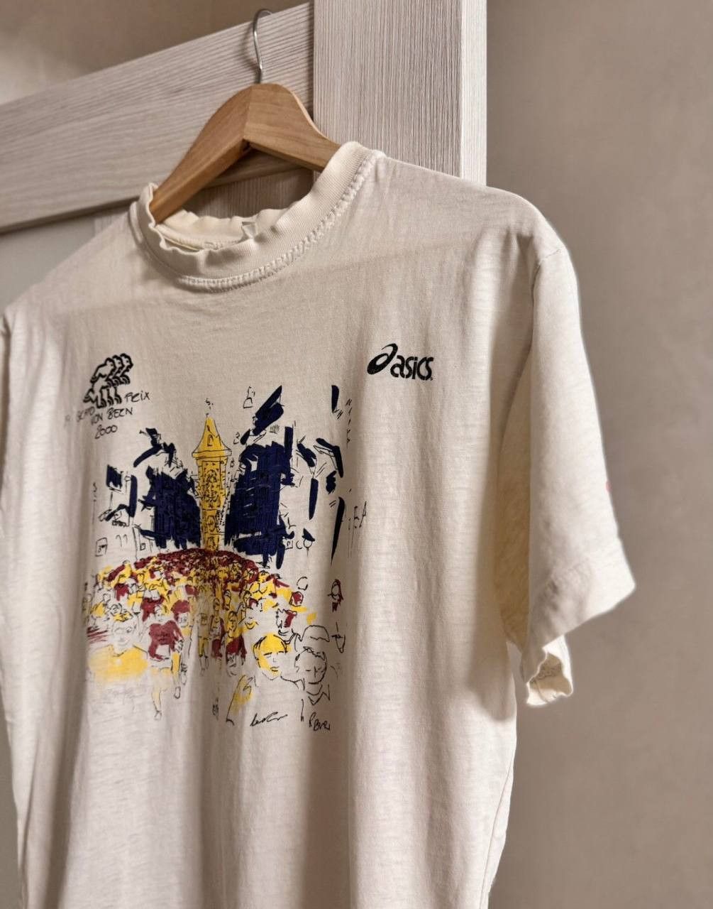 Asics Asics 1994 Vintage Grandpix Volksbank BPS Tee Running Size US S / EU 44-46 / 1 - 3 Thumbnail
