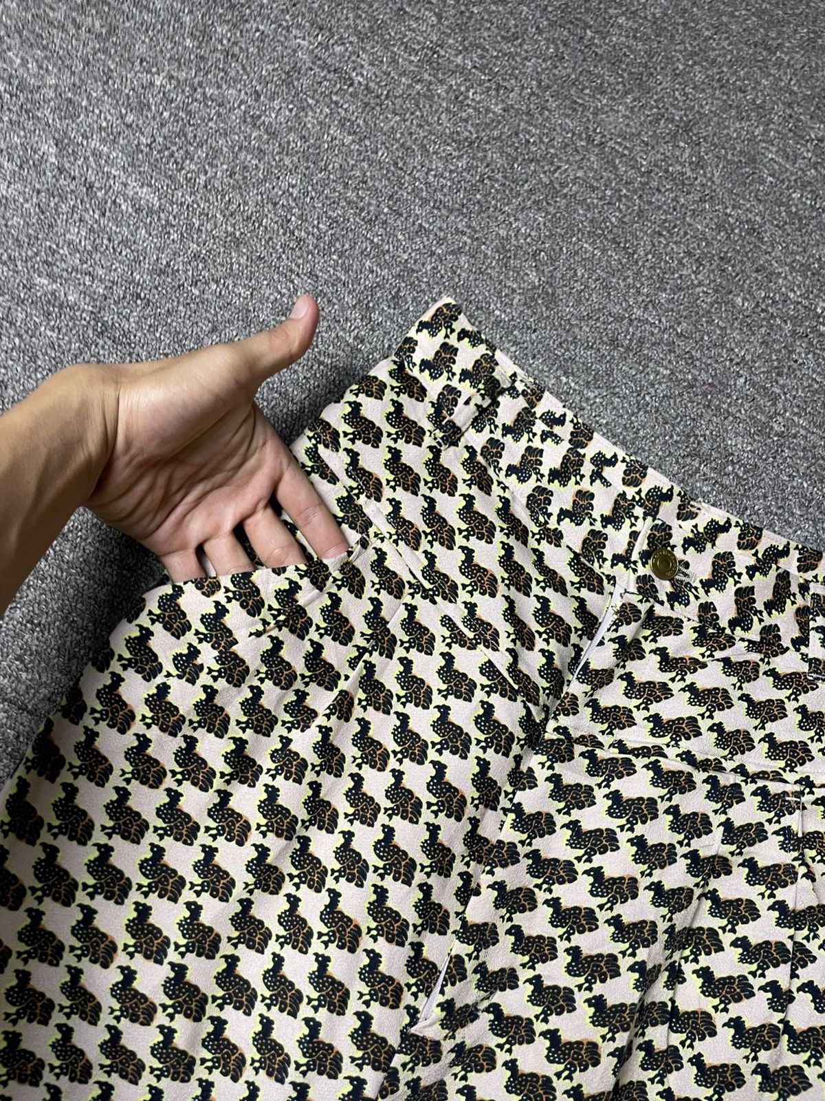 Issey Miyake Mercibeaucoup x Issey Miyake Fashion Printed Pants (111) Size US 26 / EU 42 - 4 Thumbnail