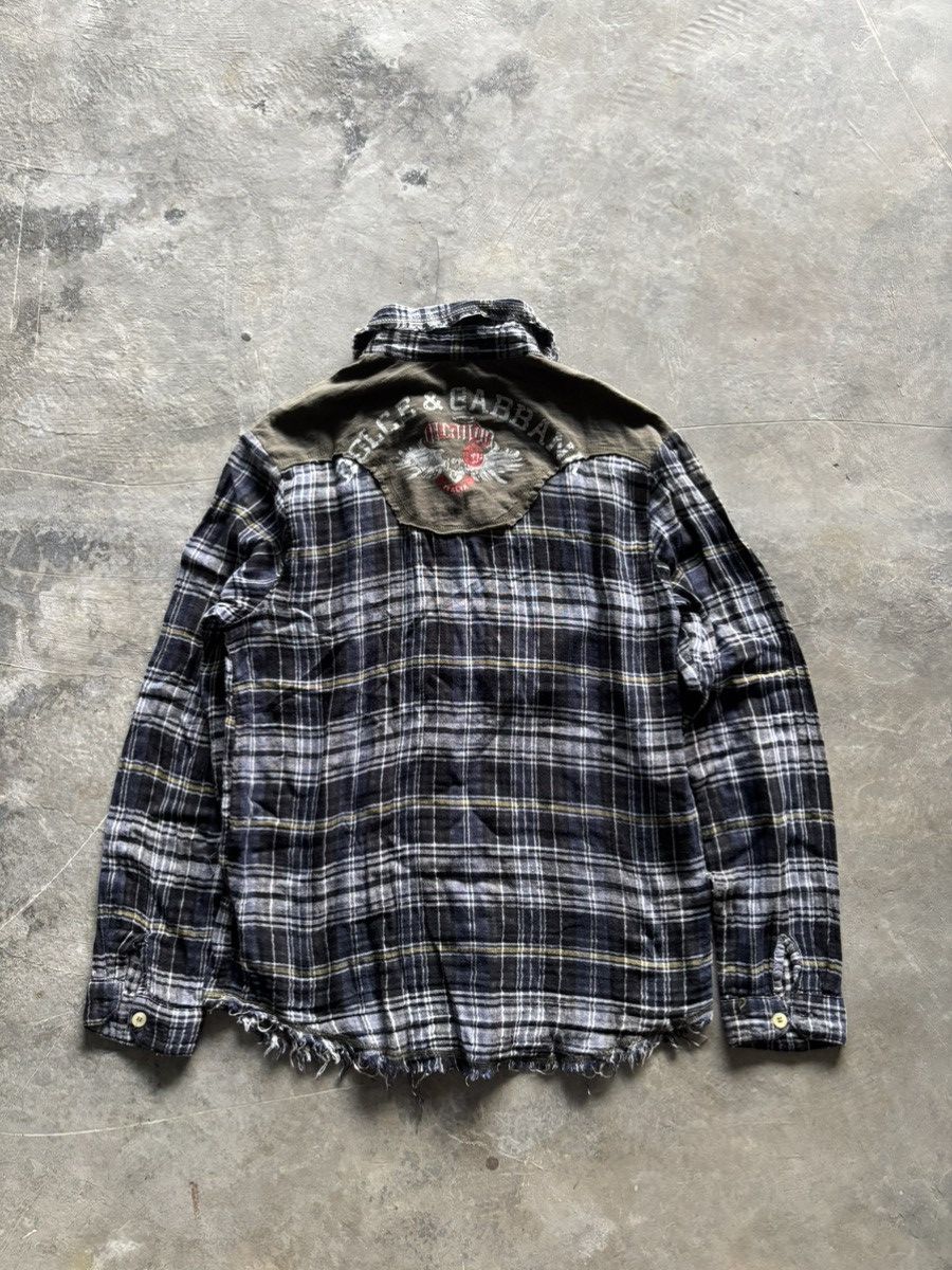 Dolce & Gabbana vintage dolce gabbana flannel patchwork distressed style Size US M / EU 48-50 / 2 - 12 Thumbnail
