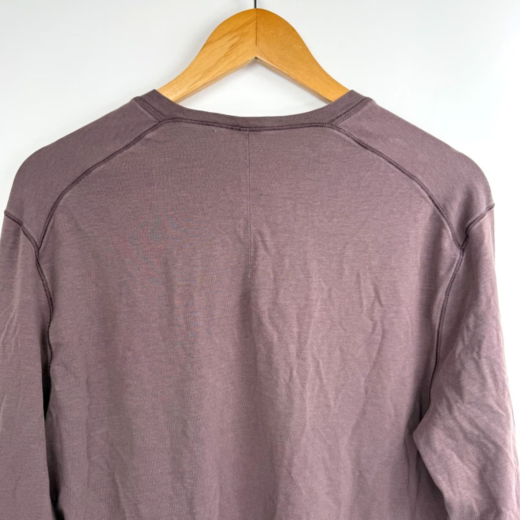 Lululemon Lululemon Henley Shirt Mens M Long Sleeve Brown Lightweight Modal Blend Shirt Size US M / EU 48-50 / 2 - 5 Thumbnail