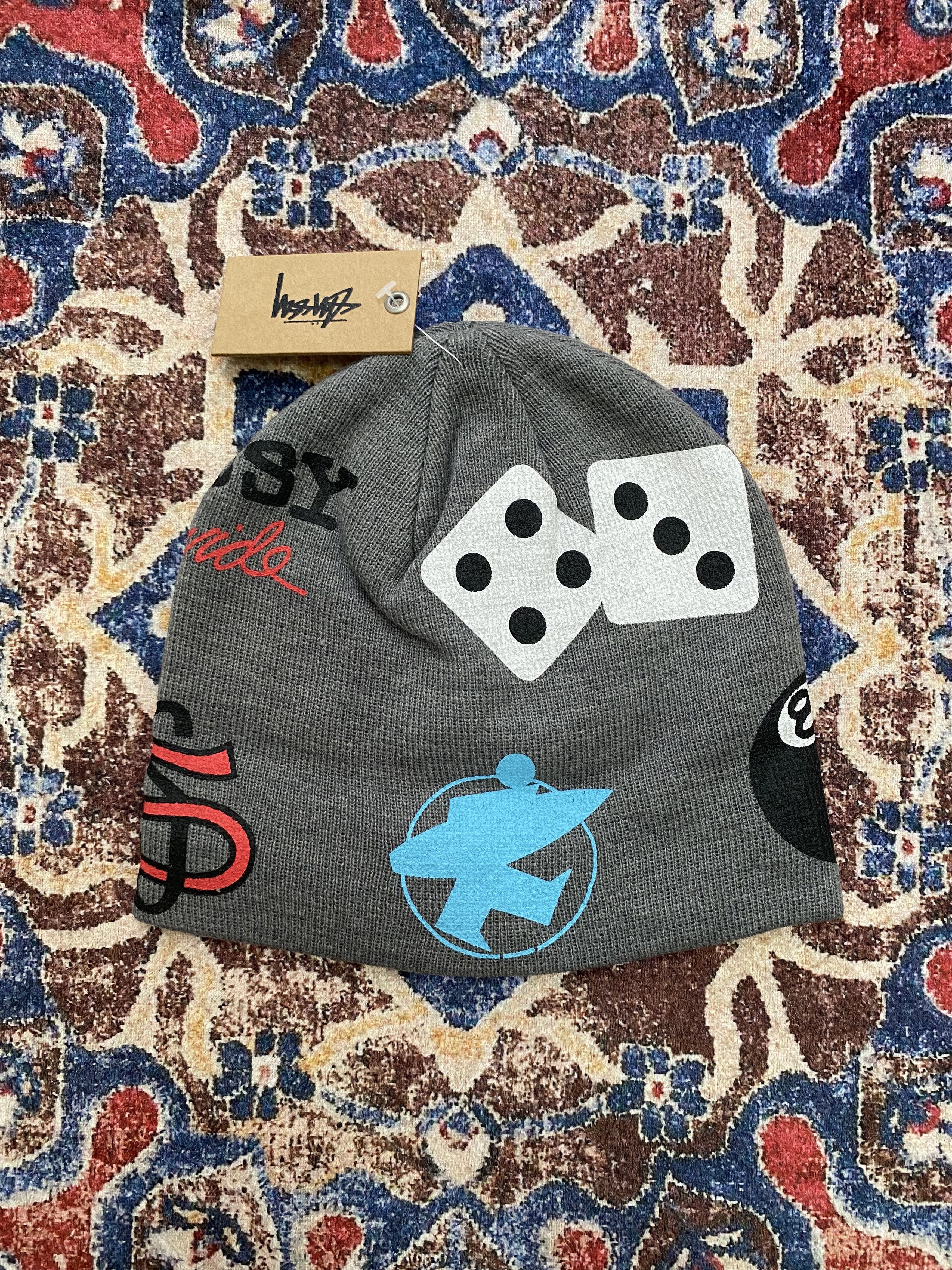 Stussy Stussy Mixed Logo Skullcap - Grey Size ONE SIZE - 1 Thumbnail