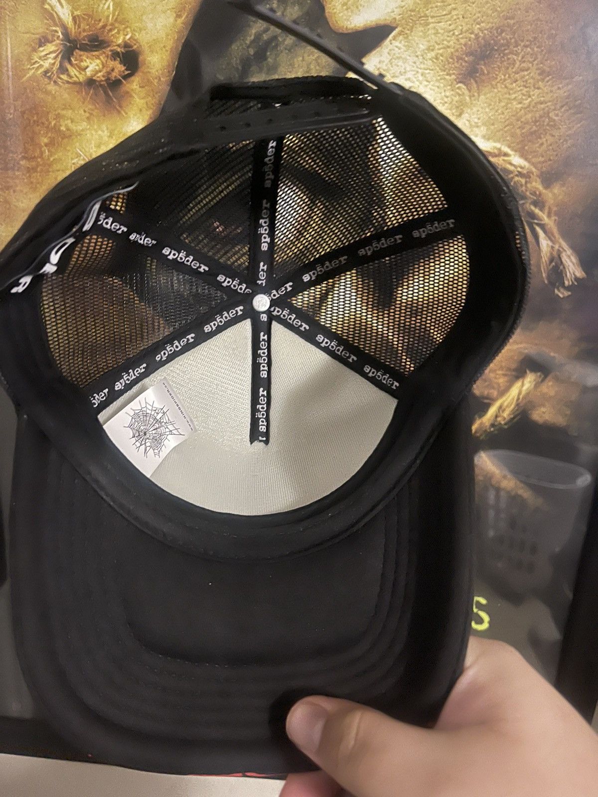 Young Thug OG WEB V2 SP5DER TRUCKER HAT Size ONE SIZE - 2 Thumbnail