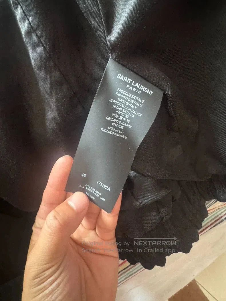 Saint Laurent Paris YSL Coconut Tree Print Leather Jacket. Size US M / EU 48-50 / 2 - 4 Thumbnail