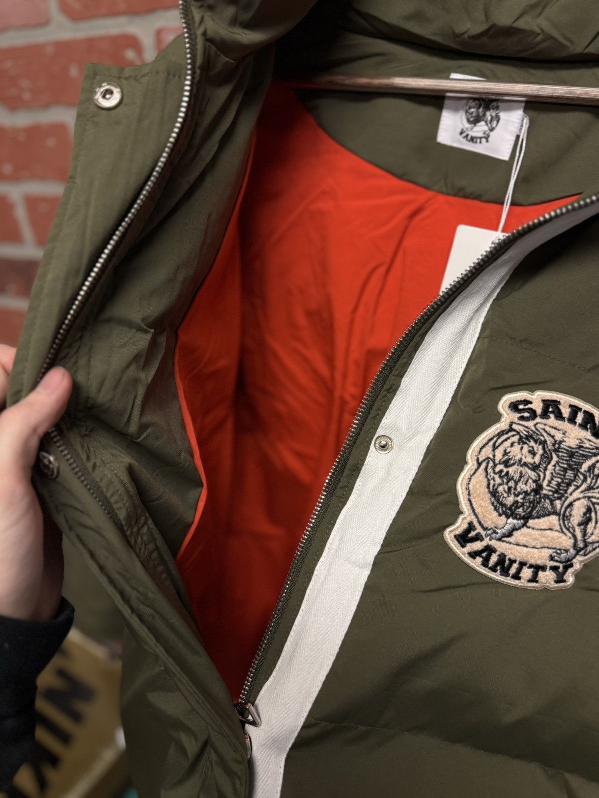 Saint Vanity Saint Vanity Green Puffer Jacket (Exlusive) Size XXL Size US XXL / EU 58 / 5 - 10 Thumbnail