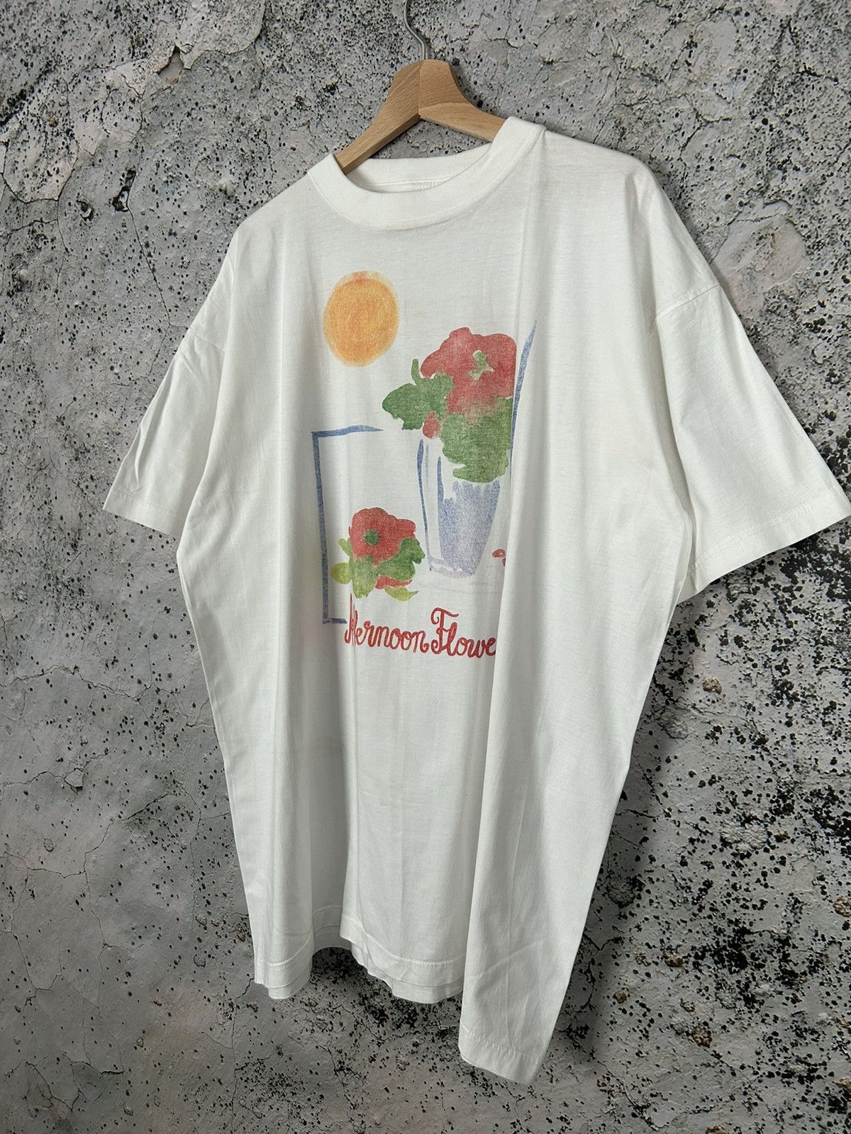 Vintage Vintage Flowers Graphic Tee 90s Alternative Hype Size US XL / EU 56 / 4 - 2 Thumbnail