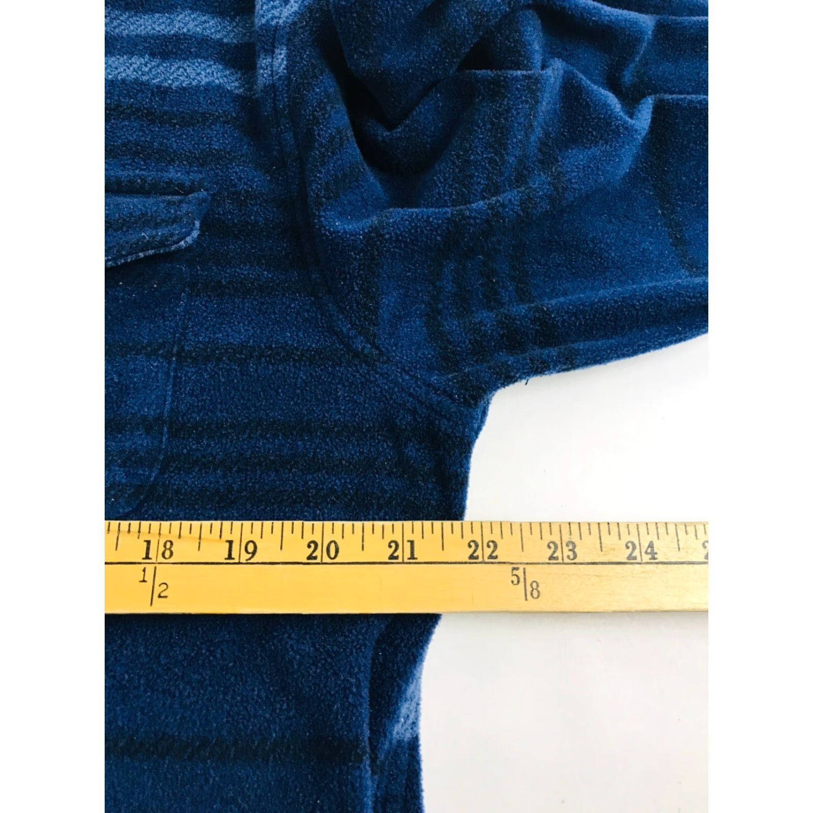 Chaps Chaps Shirt Mens Medium Blue Fleece Button Up with Pockets Shirt Size US M / EU 48-50 / 2 - 4 Thumbnail