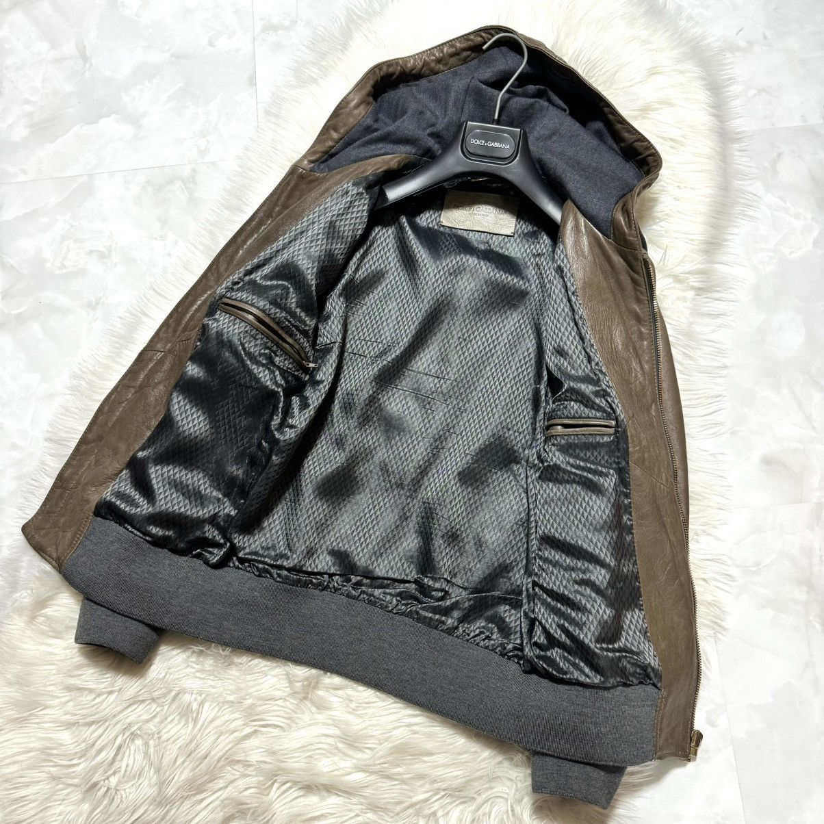 Dolce & Gabbana recent model Dolce & Gabbana hooded ZIP UP leather jacket Size US S / EU 44-46 / 1 - 9 Thumbnail