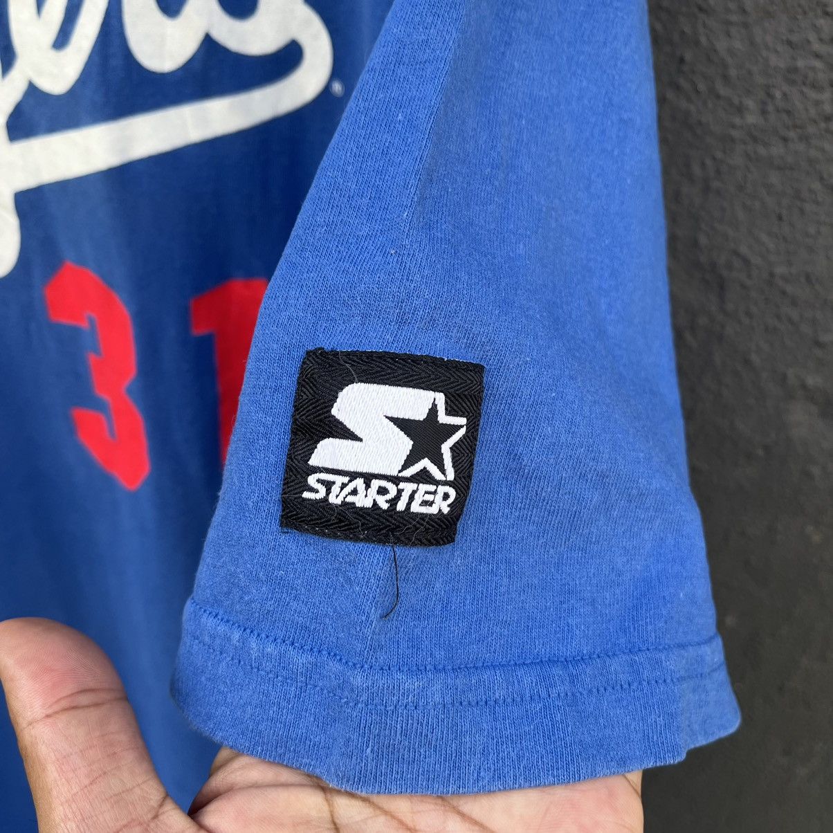 Starter Thrashed Faded 90s Dodgers Piazza MLB ERD GRUNGE Tee Size US XL / EU 56 / 4 - 3 Thumbnail
