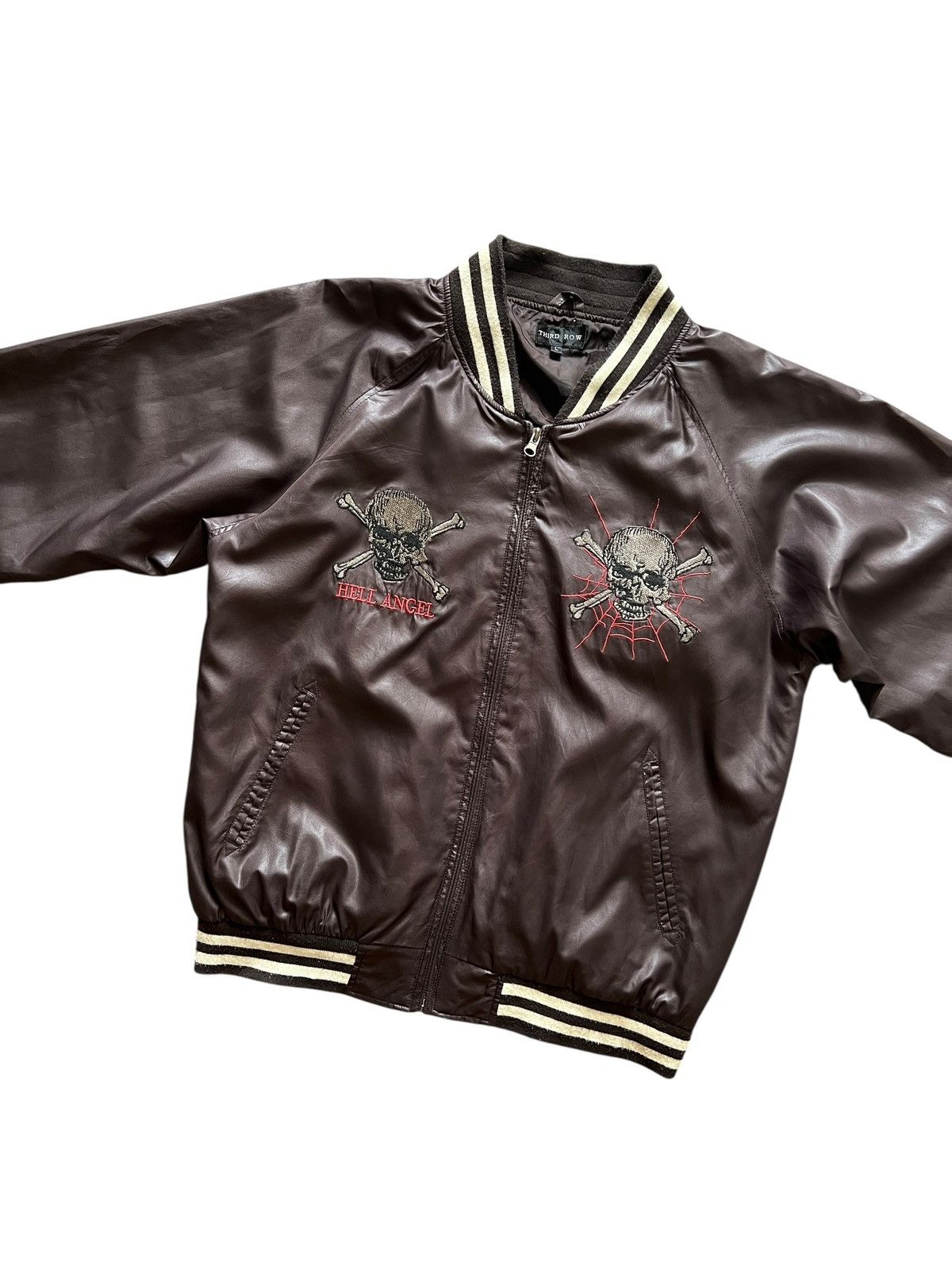 Japanese Brand Third Row 🇯🇵 ‘Hell Angel” Embroidered Skull Souvenier Jacket Size US M / EU 48-50 / 2 - 4 Thumbnail