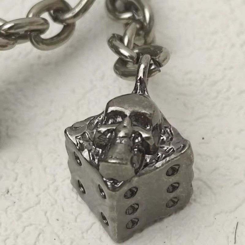 Other Dice and Skulls Rock Wallet Chain Size ONE SIZE - 5 Thumbnail