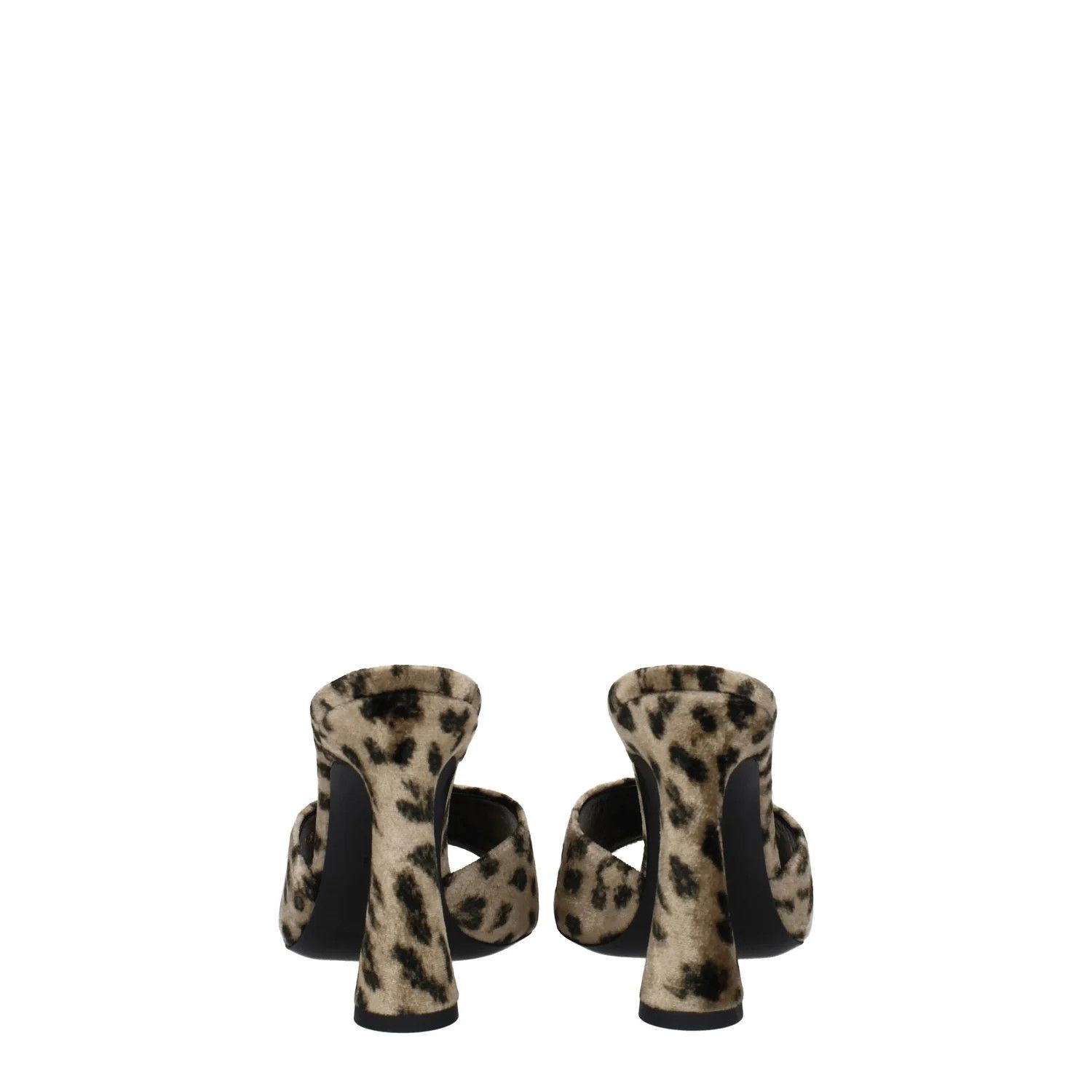 Saint Laurent Paris ob1o1e1124 Velvet Sandals in Beige Size US 5.5 / IT 35.5 - 5 Thumbnail