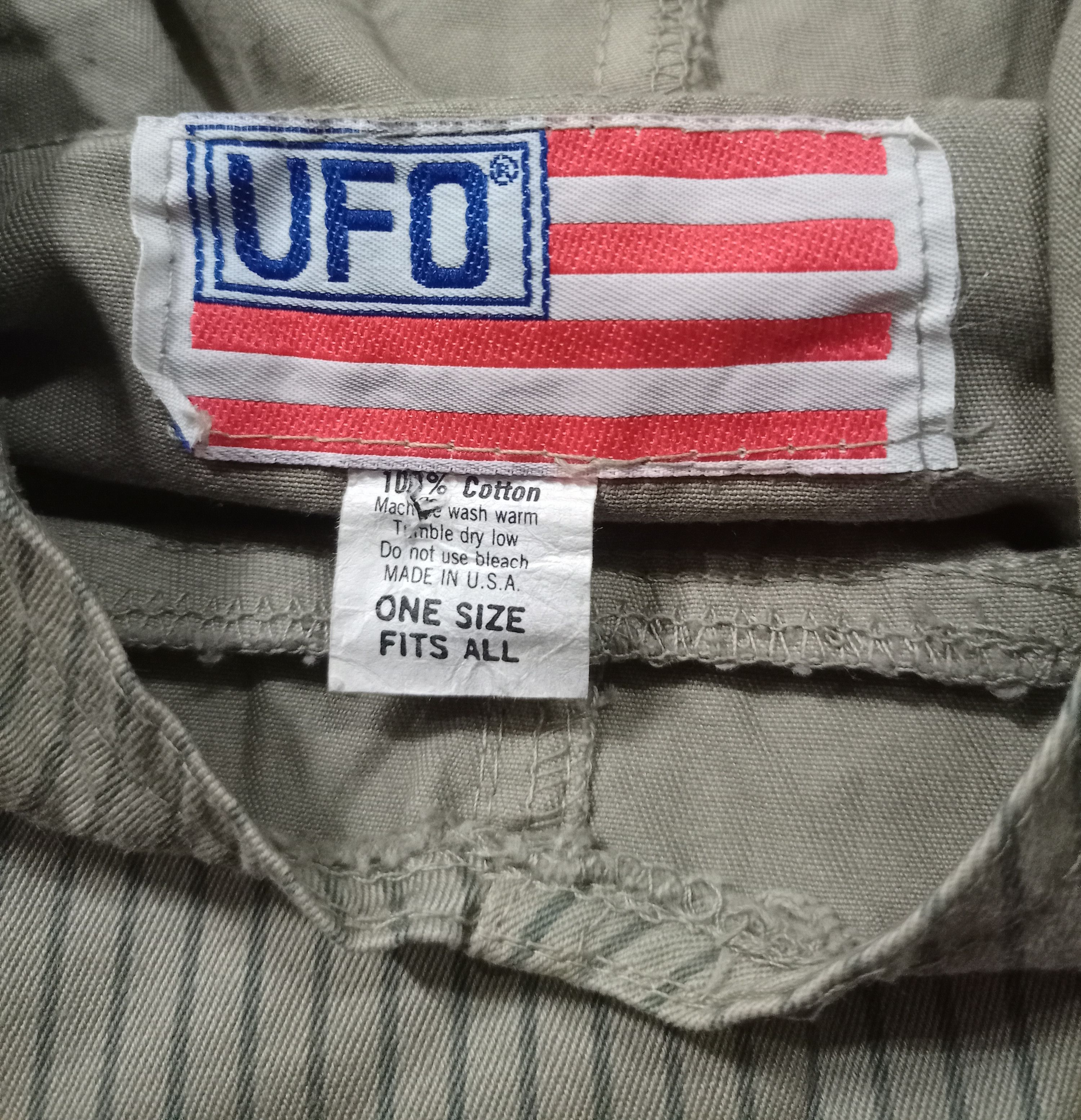 Vintage RARE🔥 UFO HOODIE JACKET Size US XL / EU 56 / 4 - 5 Thumbnail