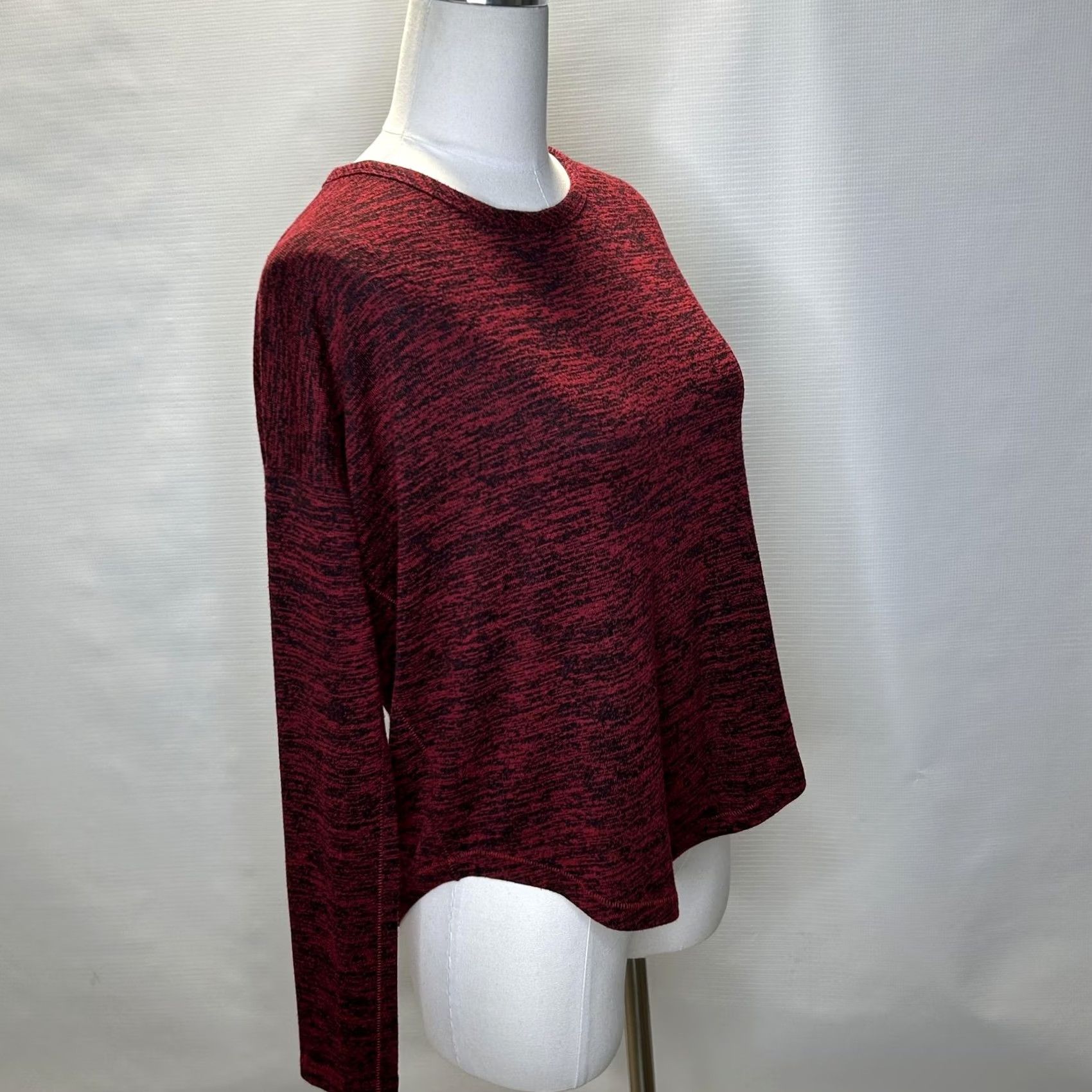 Rag & Bone rag & bone Sweater Womens XS Red Marled Long Sleeve Pullover Top Size XS / US 0-2 / IT 36-38 - 5 Thumbnail