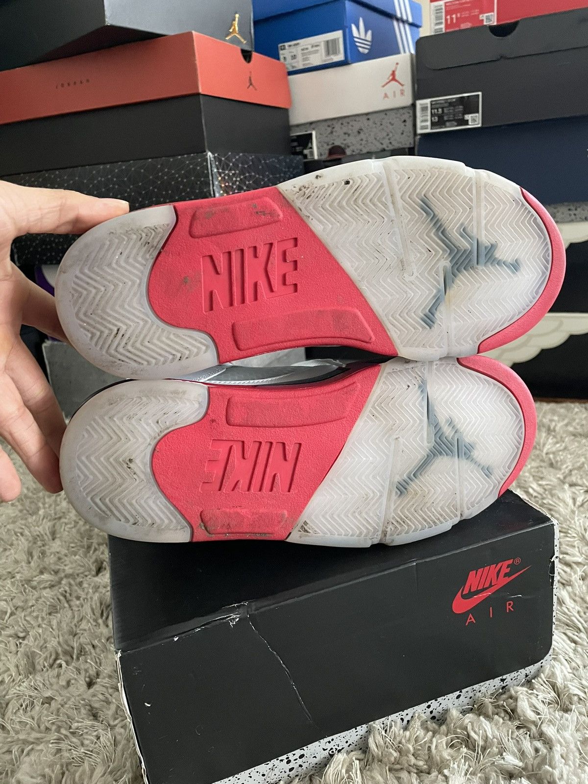 Jordan Brand Jordan 5 Fire Red Size US 8.5 / EU 41-42 - 7 Thumbnail