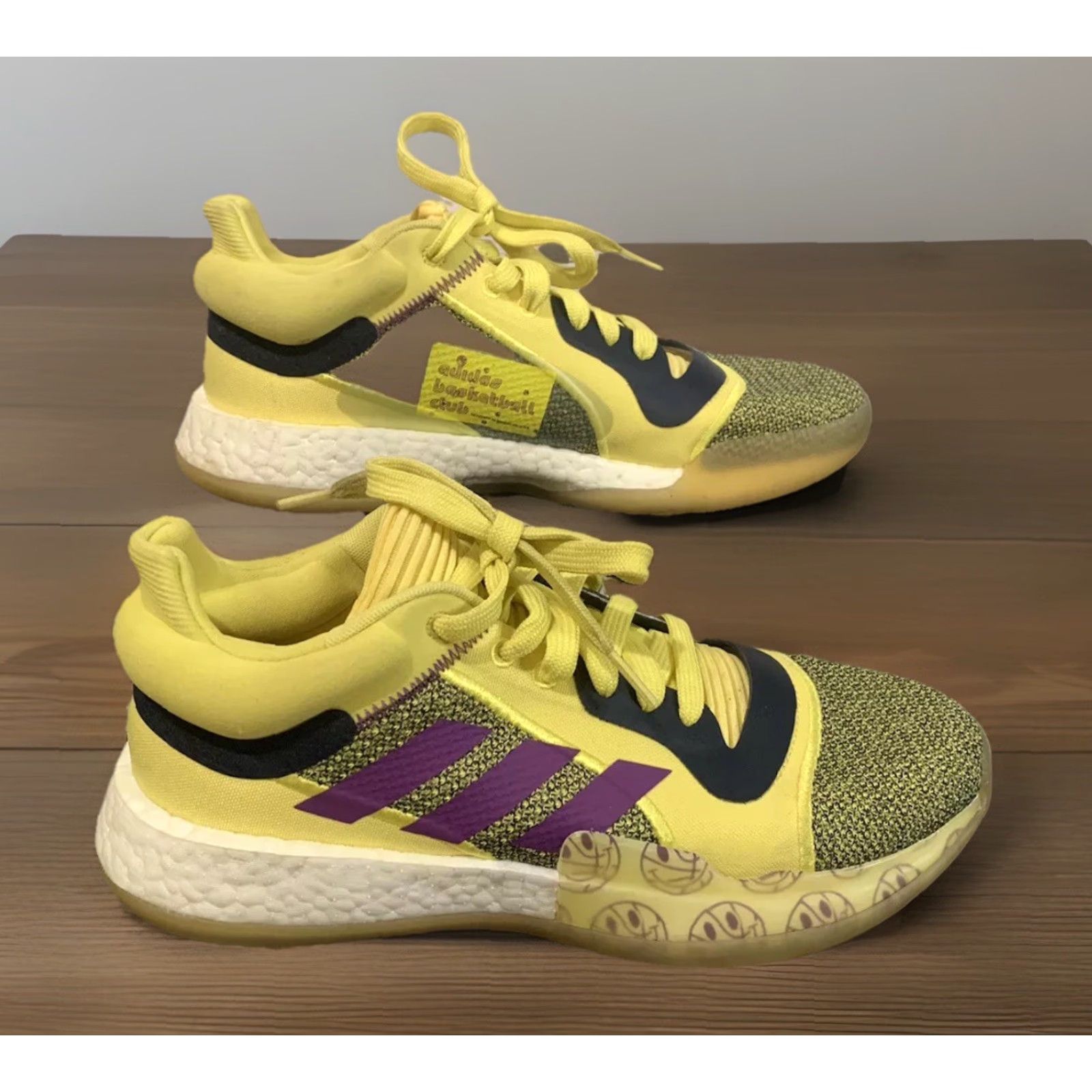 Adidas adidas Men Sneaker Basketball Club Marquee Boost Lakers LowTop G27743 8 Yellow Urban Athletic Shoe Shoes Mens Size 8 Size US 8 / EU 41 - 2 Thumbnail