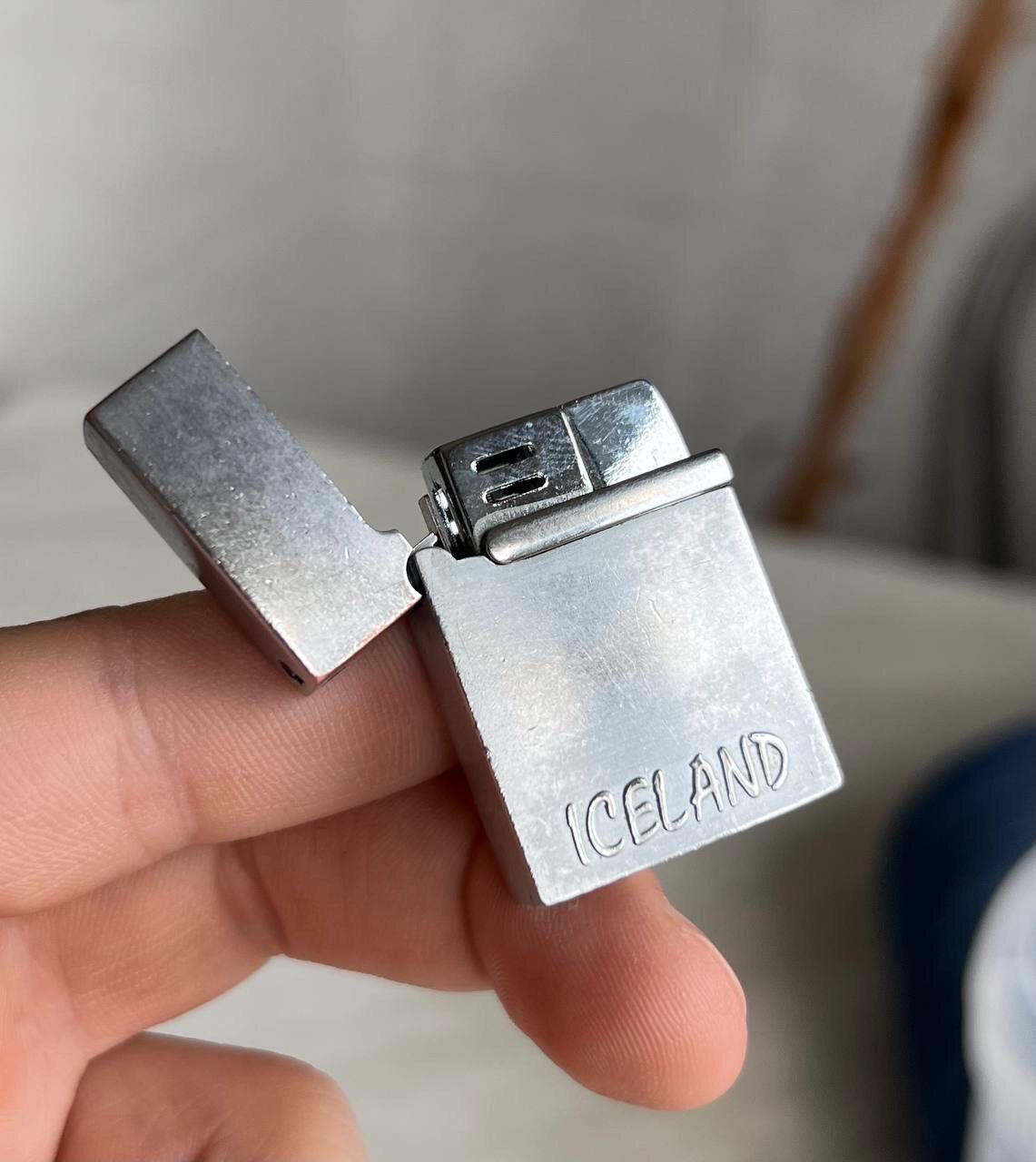 Japanese Brand × Vintage Y2K MICRO MINI ELEGANCE ICELAND 2005 GEOMETRIC METAL LIGHTER Size ONE SIZE - 7 Thumbnail