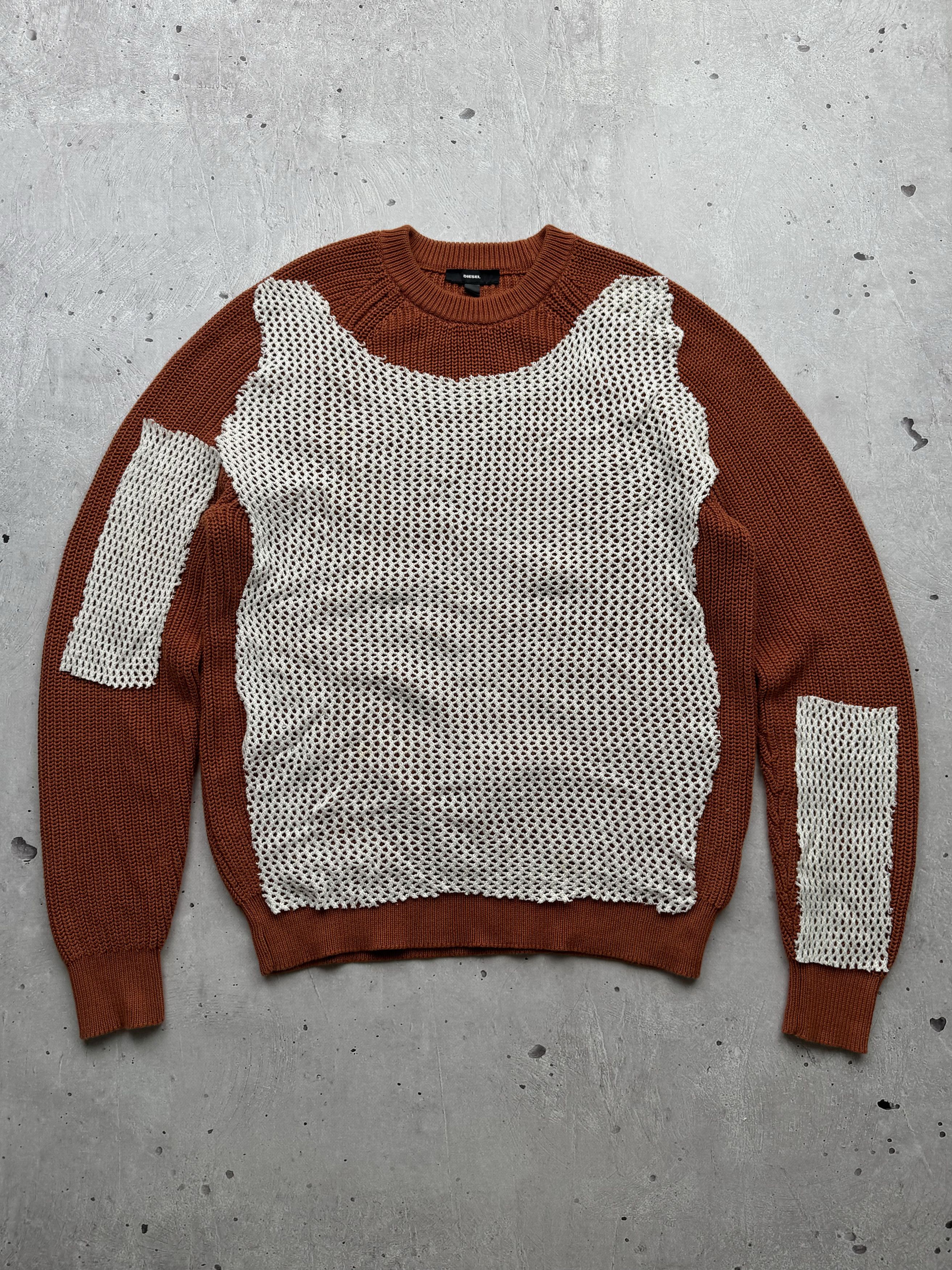Diesel Vintage Knit Mesh Rare Sweater