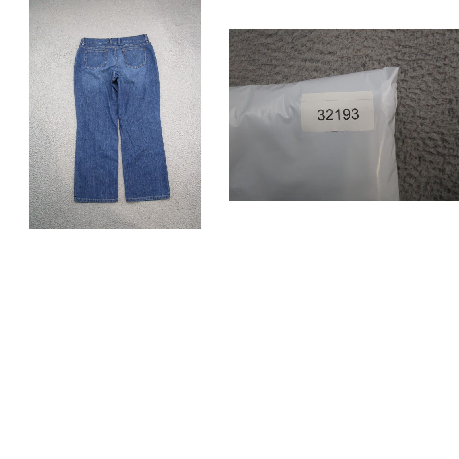 Vintage LL Bean Favorite Fit Straight Jeans 12 Petite Women's 275428 Blue 32x27 Size 34" / US 12 / IT 48 - 9 Thumbnail