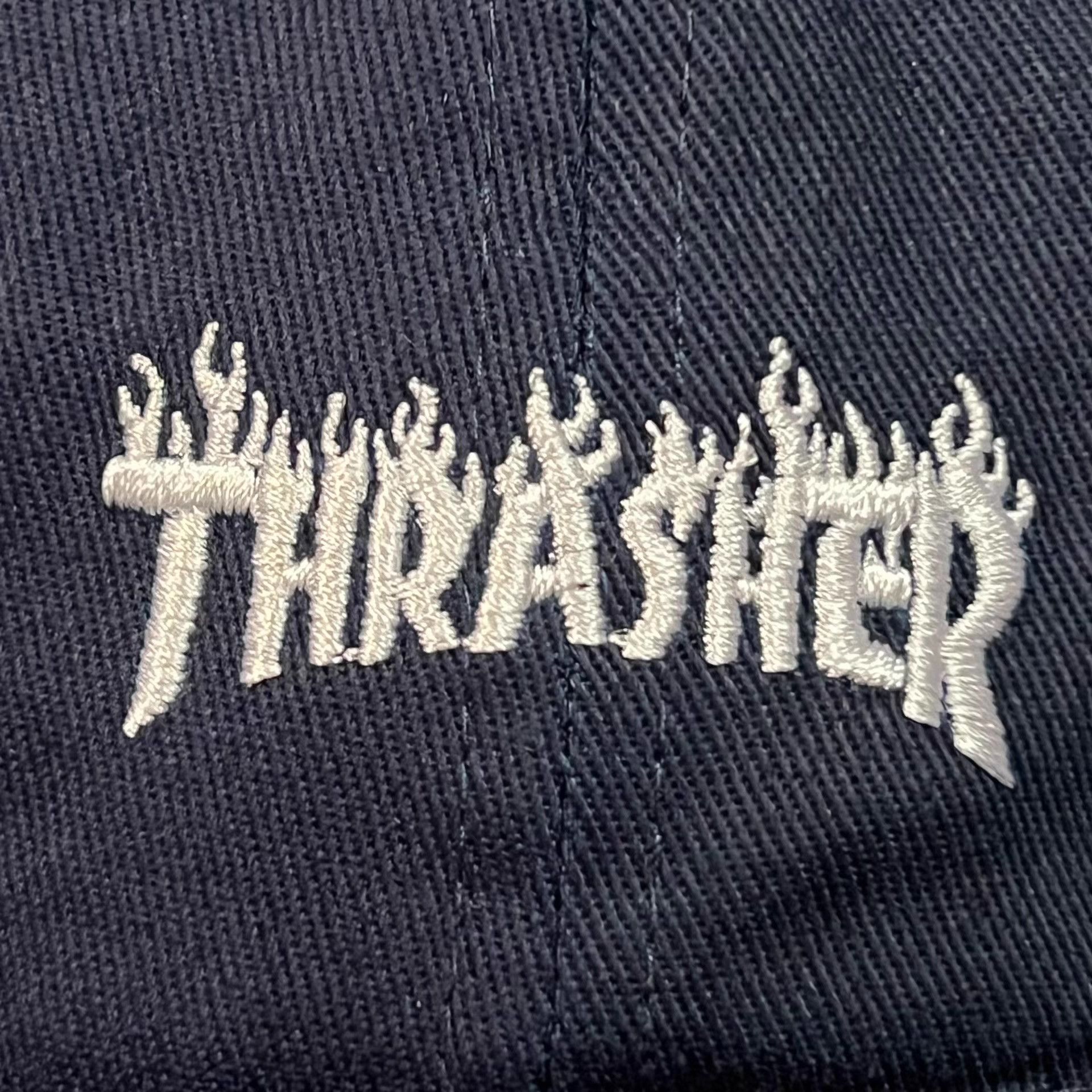 Thrasher Thrasher embroidered flame logo curved brim baseball cap Q7 Size ONE SIZE - 2 Thumbnail