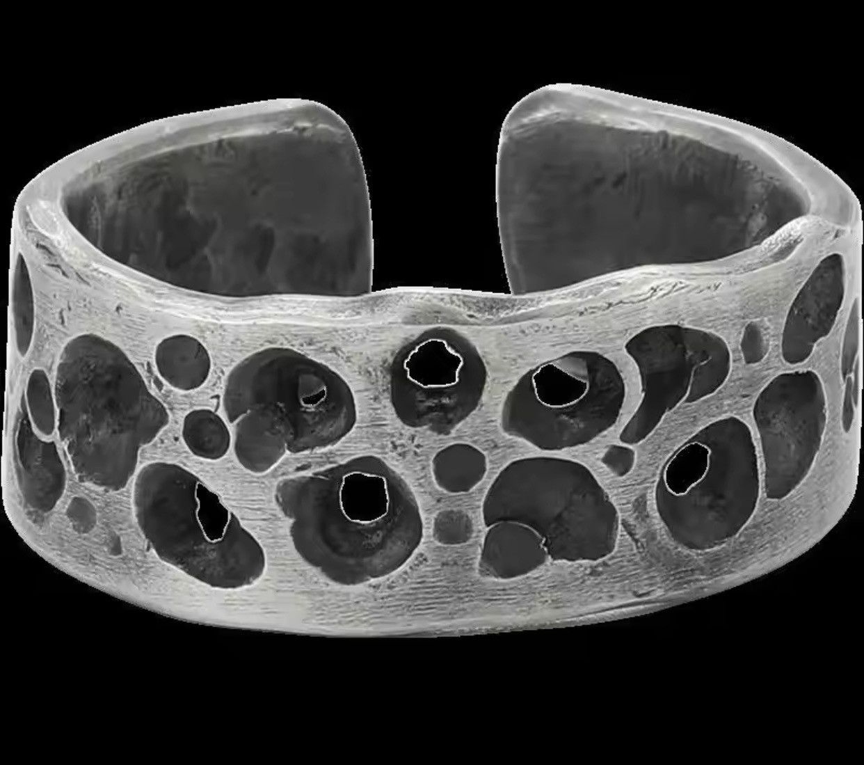 Jewelry × Vintage Vintage Scar Design Ring Men Jewelry Open Size Size ONE SIZE - 6 Thumbnail