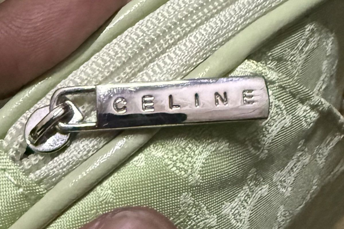 Celine Celine Macadam Vanity Pouch Wallet Light Green Vintage Size ONE SIZE - 8 Thumbnail