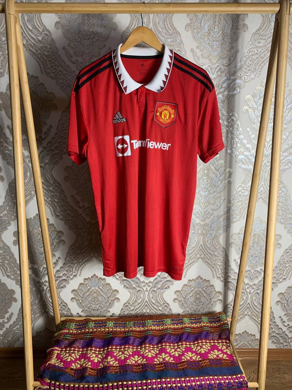 Adidas Vintage Adidas FC Manchester United England Soccer Jersey Size US XL / EU 56 / 4 - 1 Thumbnail