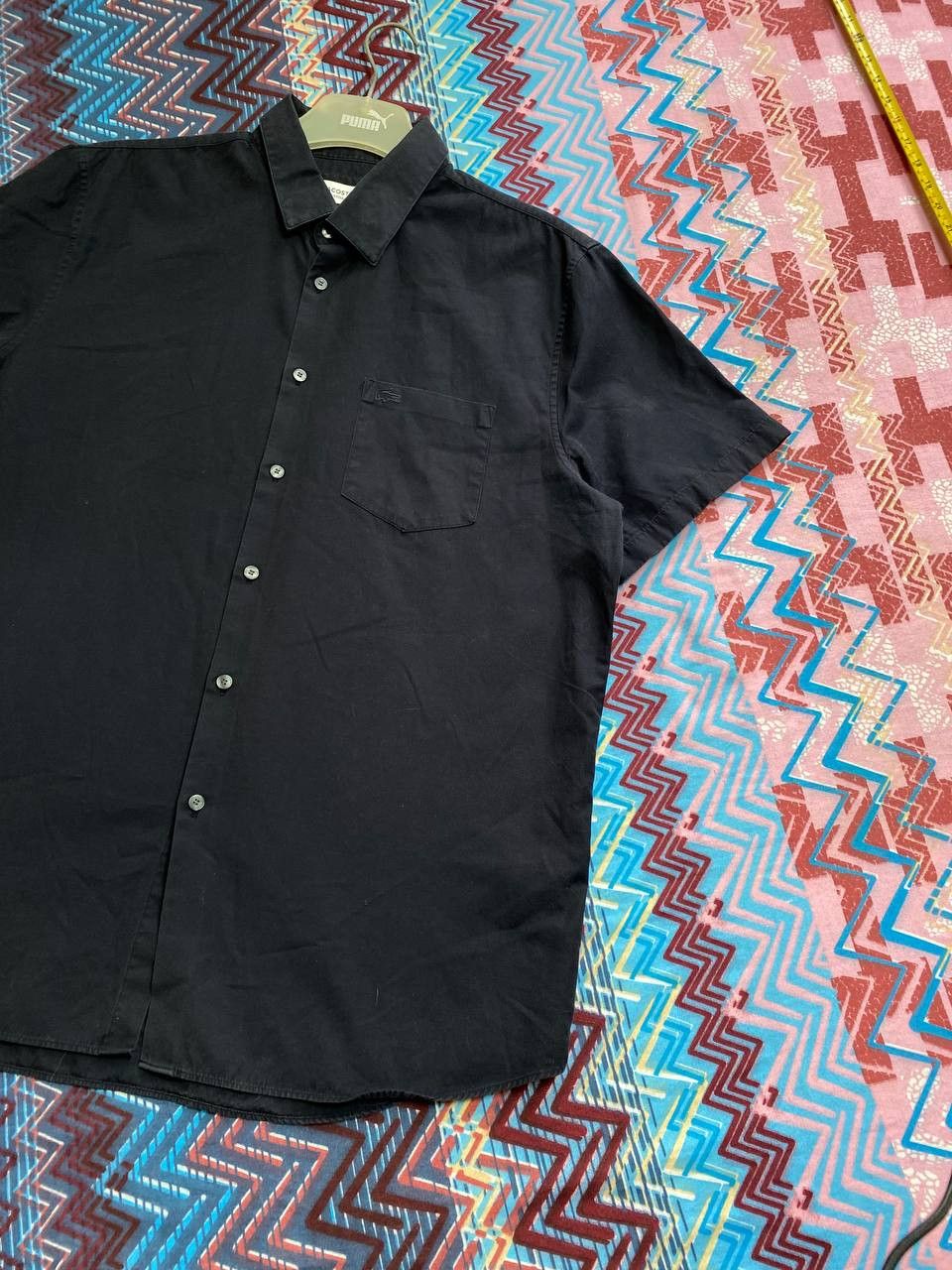 Lacoste Vintage Y2K Lacoste black shirt logo streetwear Size US S / EU 44-46 / 1 - 7 Thumbnail