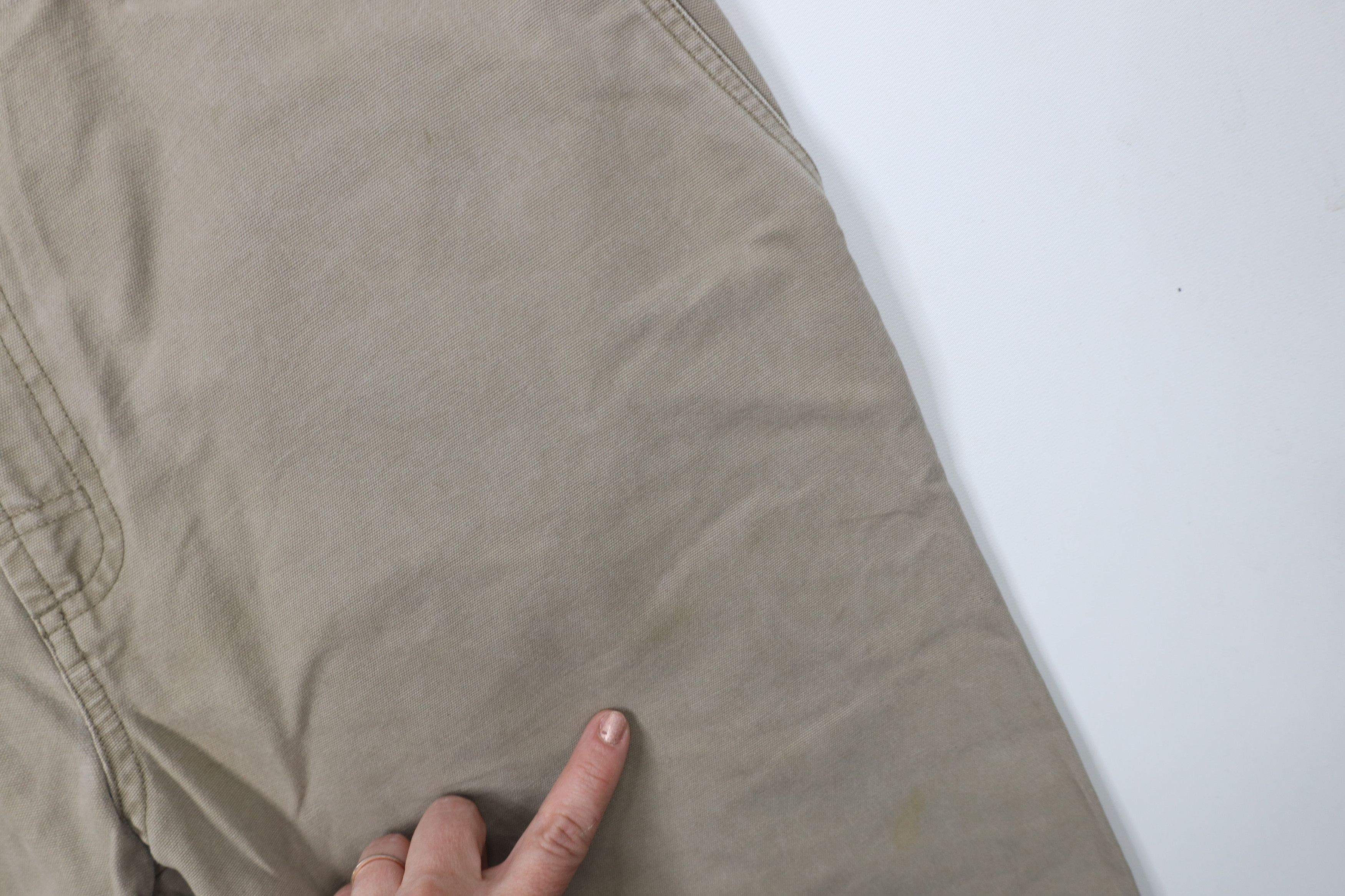 Columbia × Vintage Vintage Columbia Spell Out Canvas Wide Leg Pants Beige Size US 36 / EU 52 - 8 Thumbnail