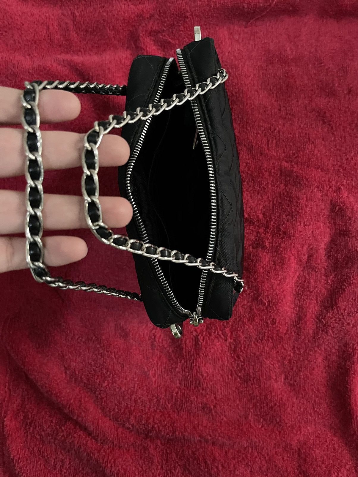 Designer × Prada Prada Quilted Nylon Tessuto Impuntu Quilted Bandoliera Size ONE SIZE - 6 Thumbnail
